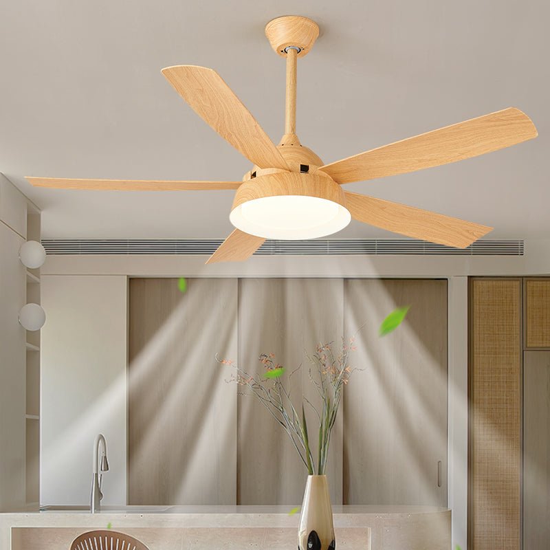 Orvino Wood Ceiling Fan Light - Blowlighting