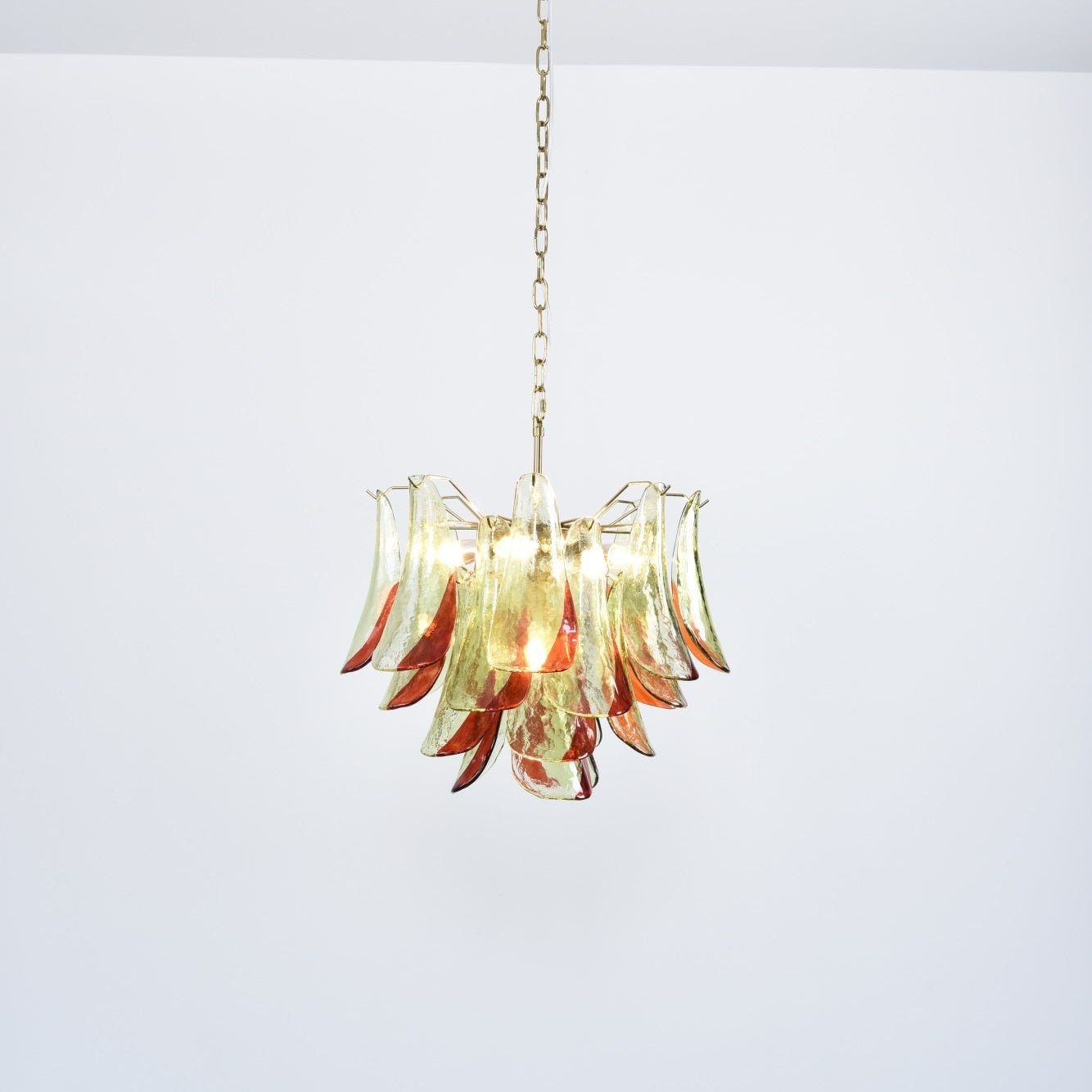 Aurora Chandelier Murano Glass Petal Elegant - Blowlighting