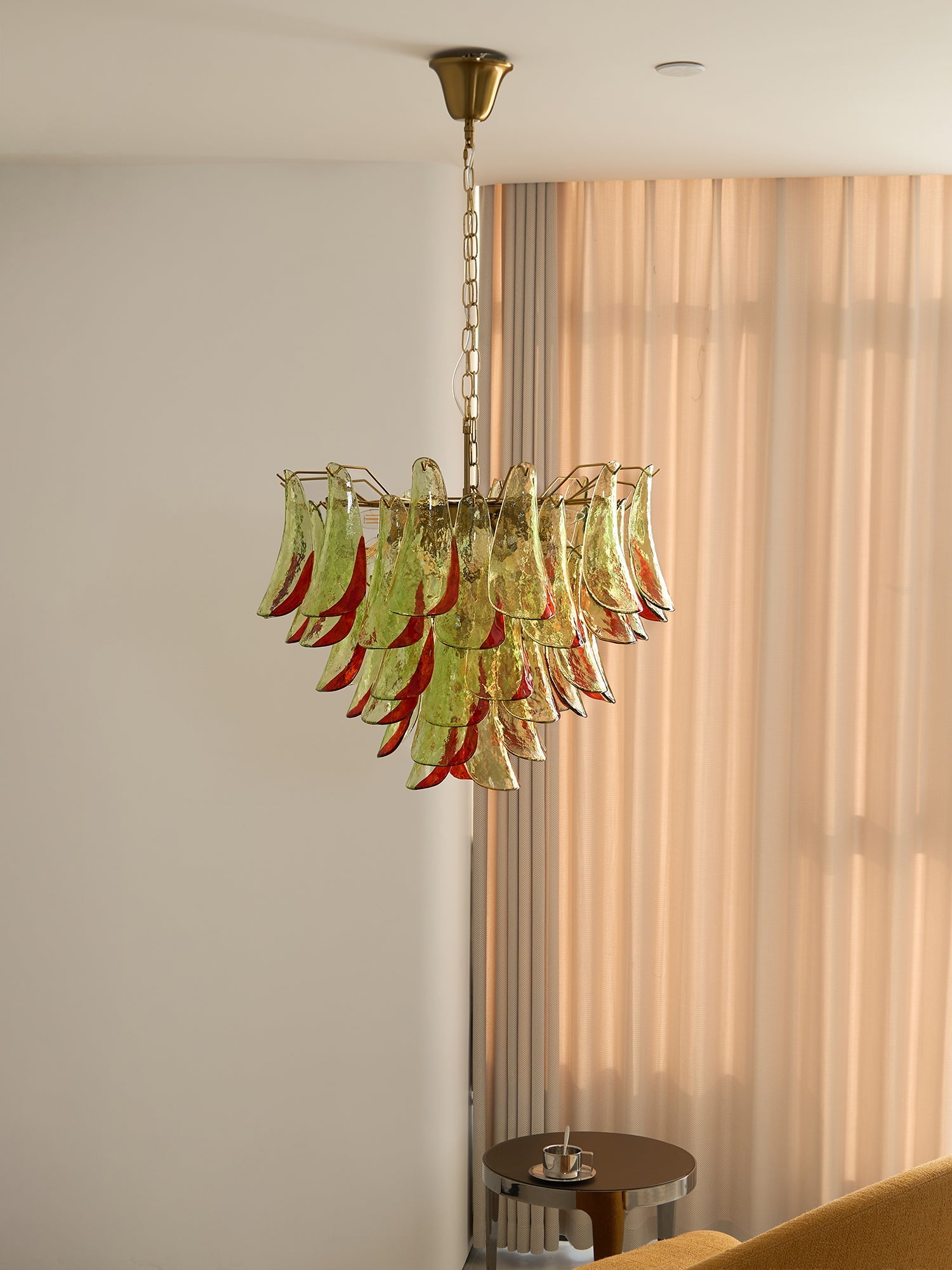 Aurora Chandelier Murano Glass Petal Elegant - Blowlighting