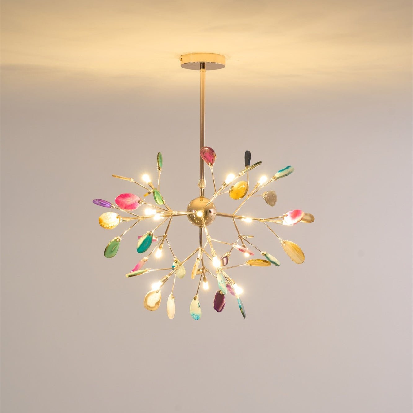 Agate Flake Chandelier - Blowlighting
