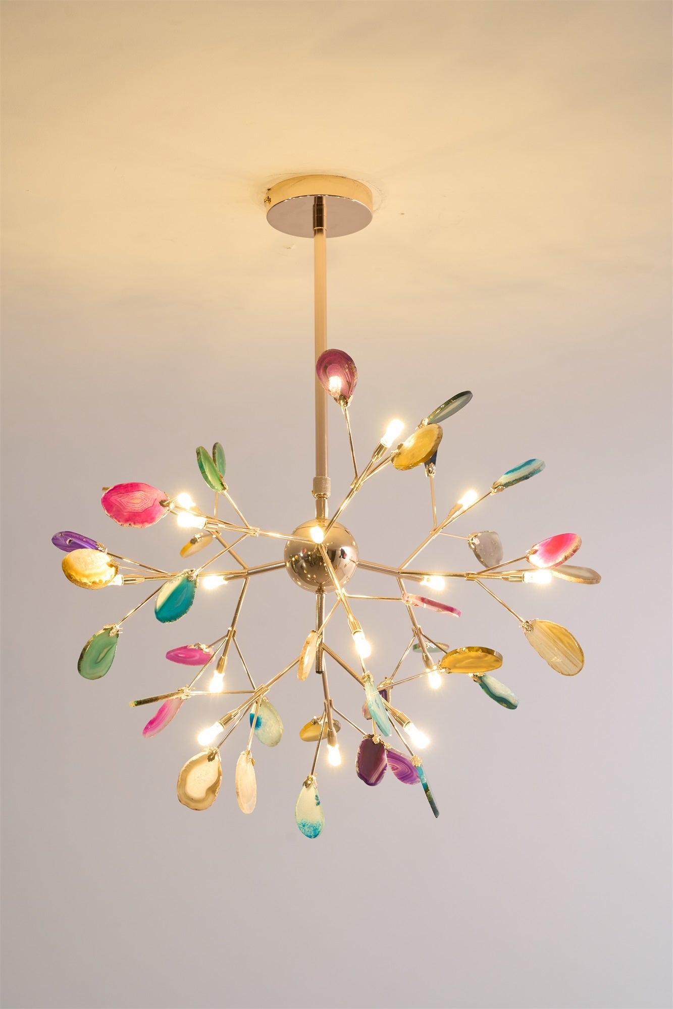 Agate Flake Chandelier - Blowlighting