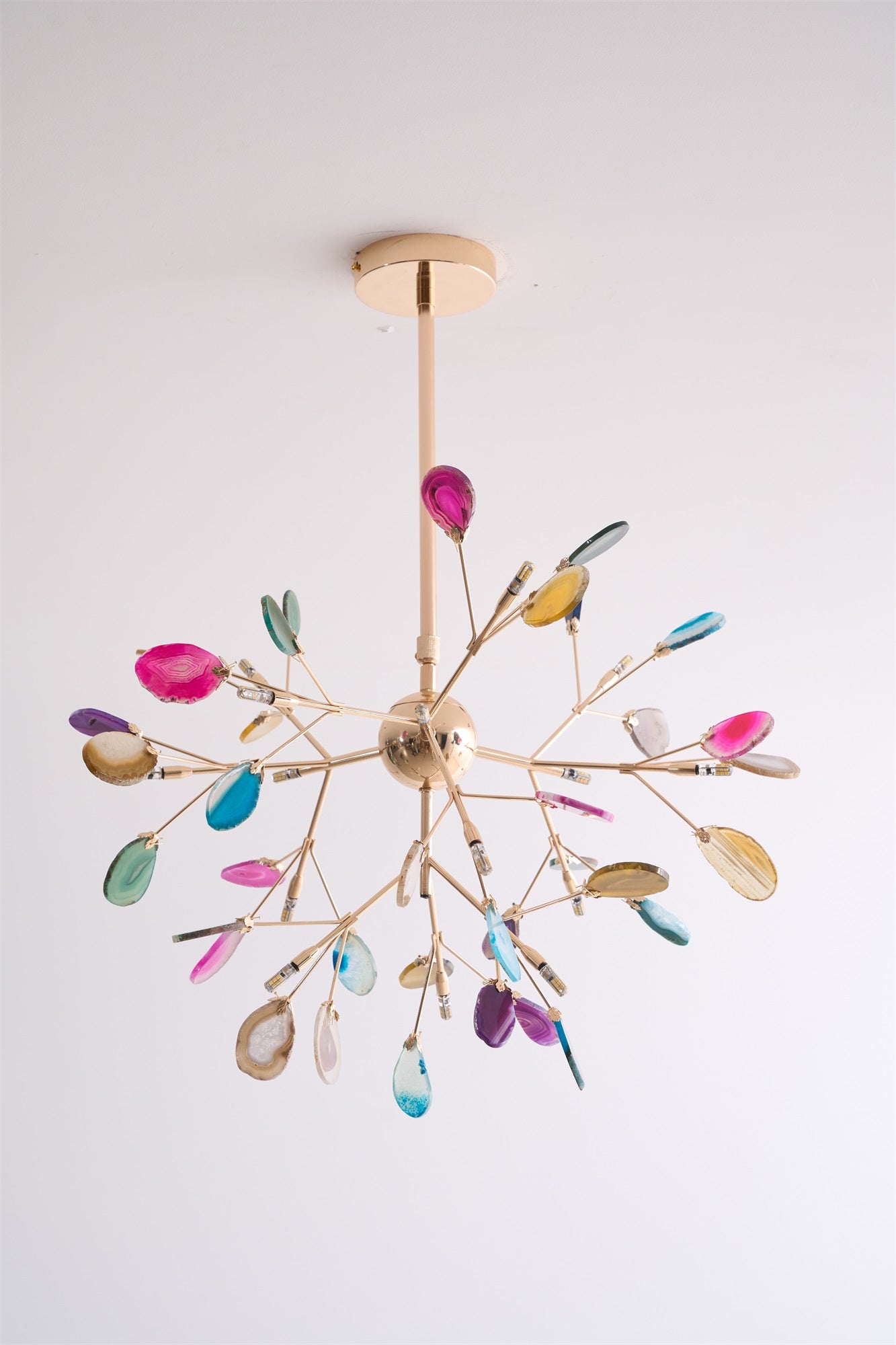 Agate Flake Chandelier - Blowlighting