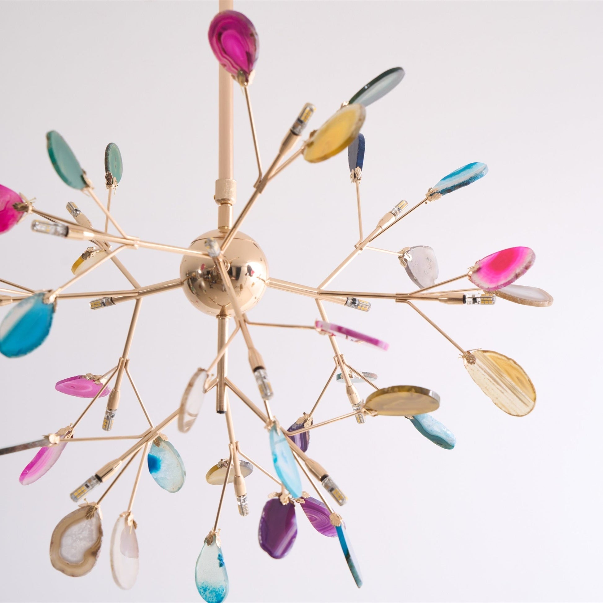 Agate Flake Chandelier - Blowlighting