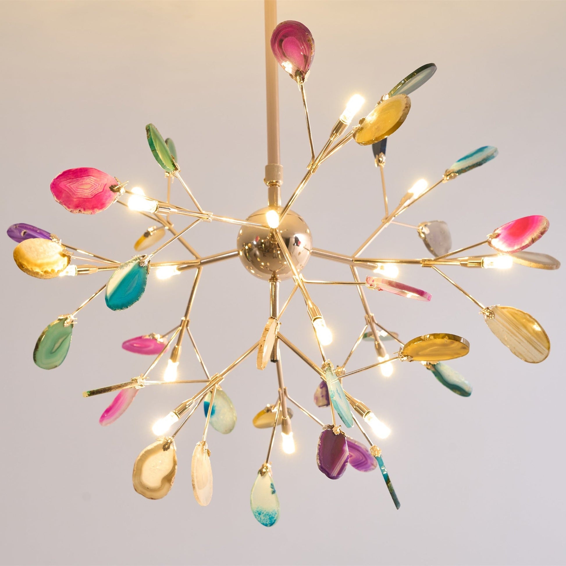 Agate Flake Chandelier - Blowlighting