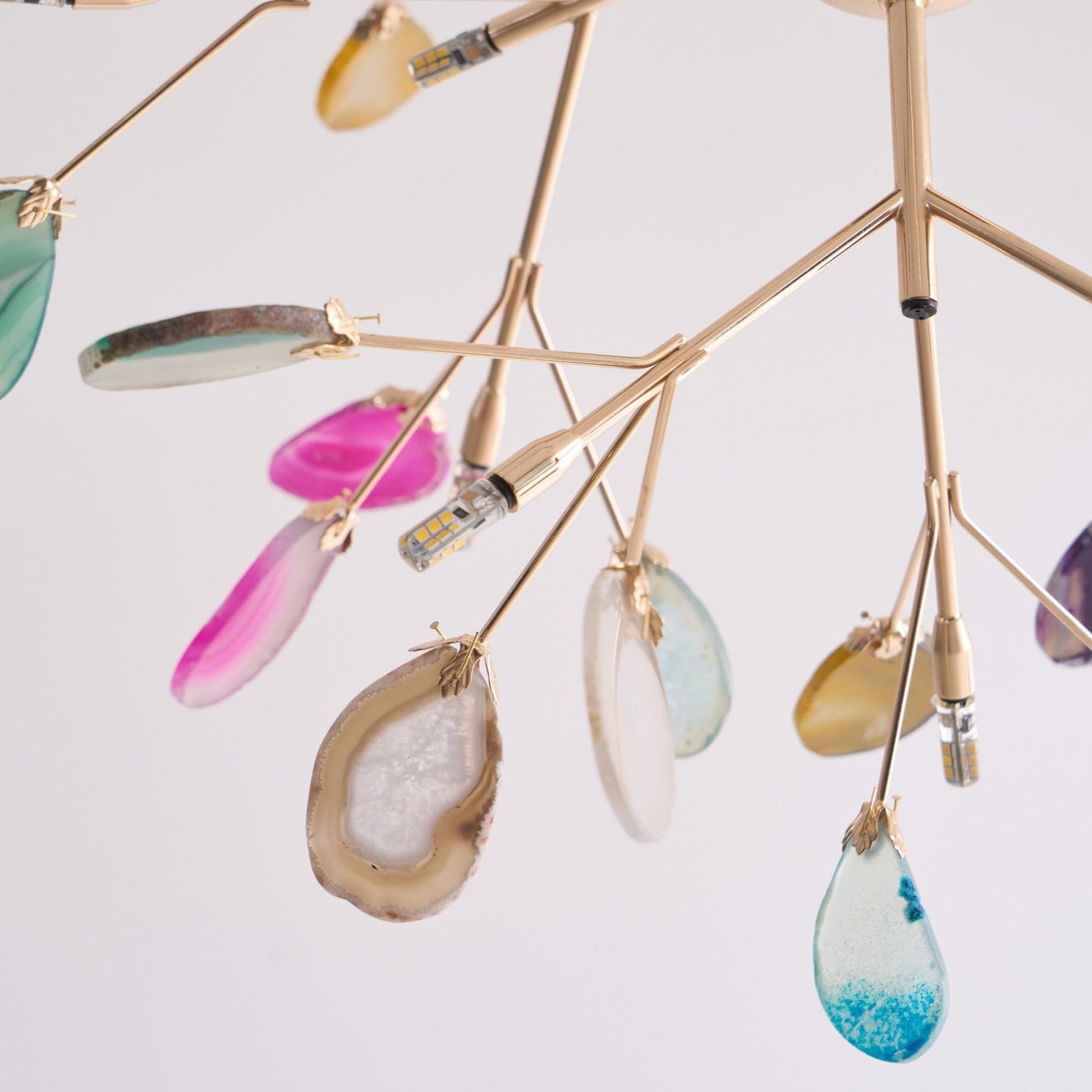 Agate Flake Chandelier - Blowlighting