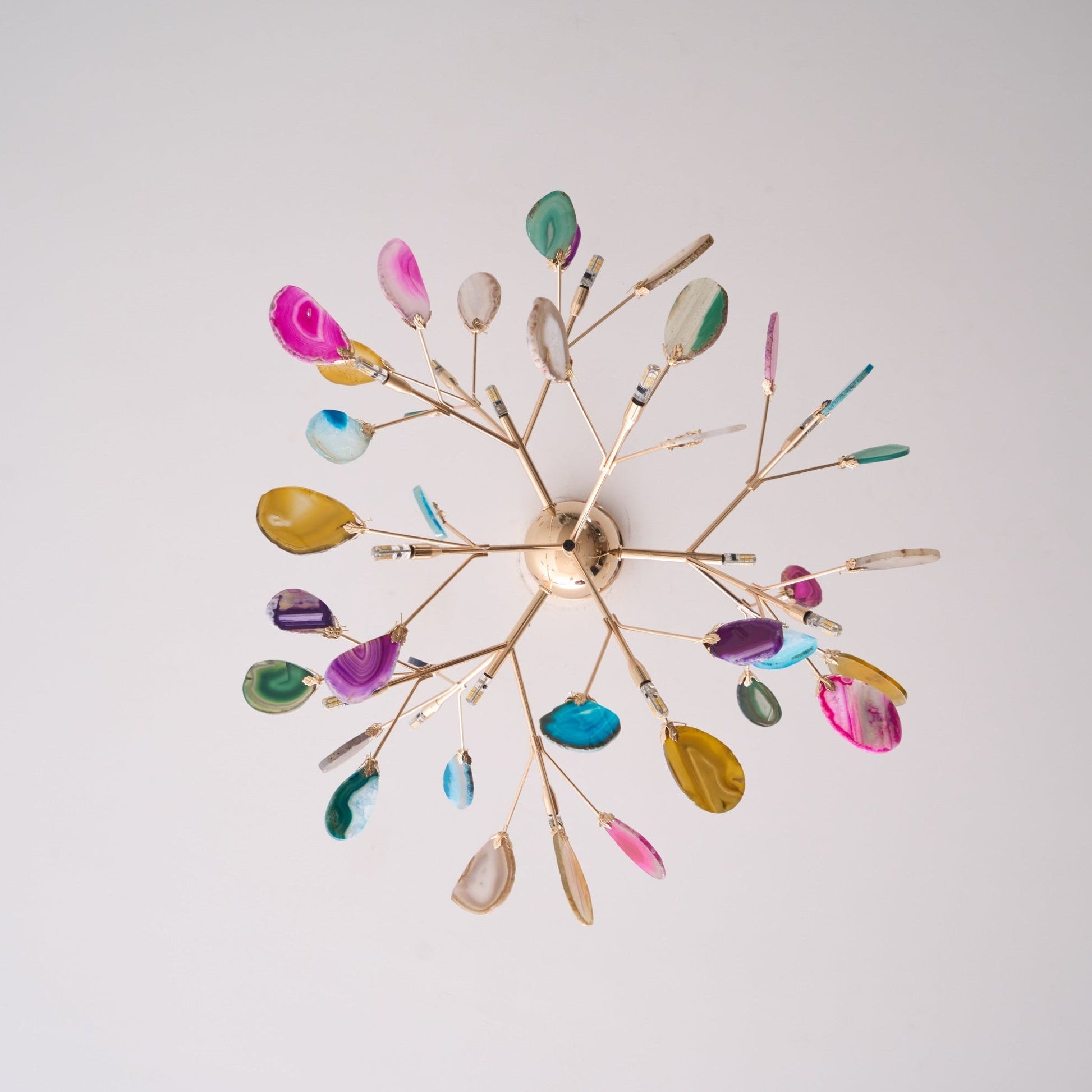 Agate Flake Chandelier - Blowlighting