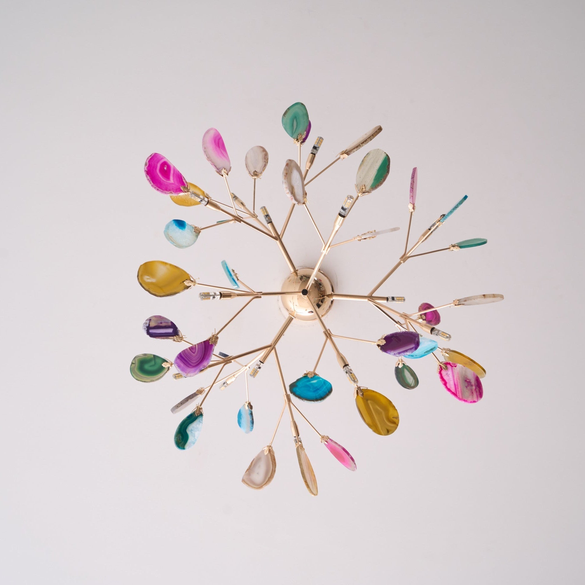 Agate Flake Chandelier - Blowlighting