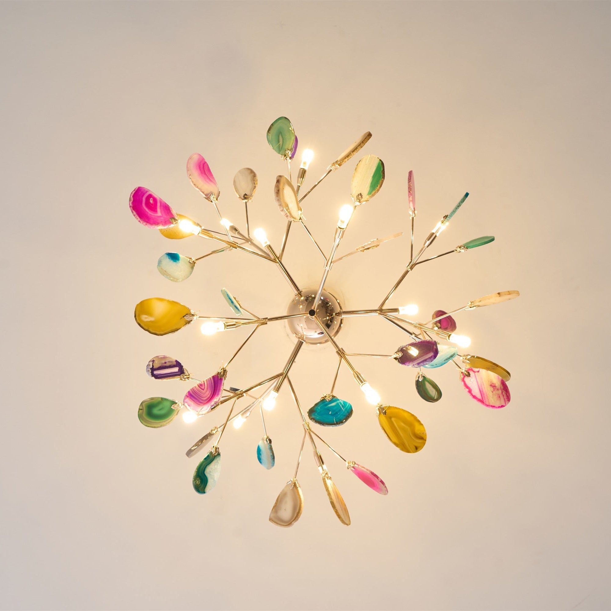 Agate Flake Chandelier - Blowlighting