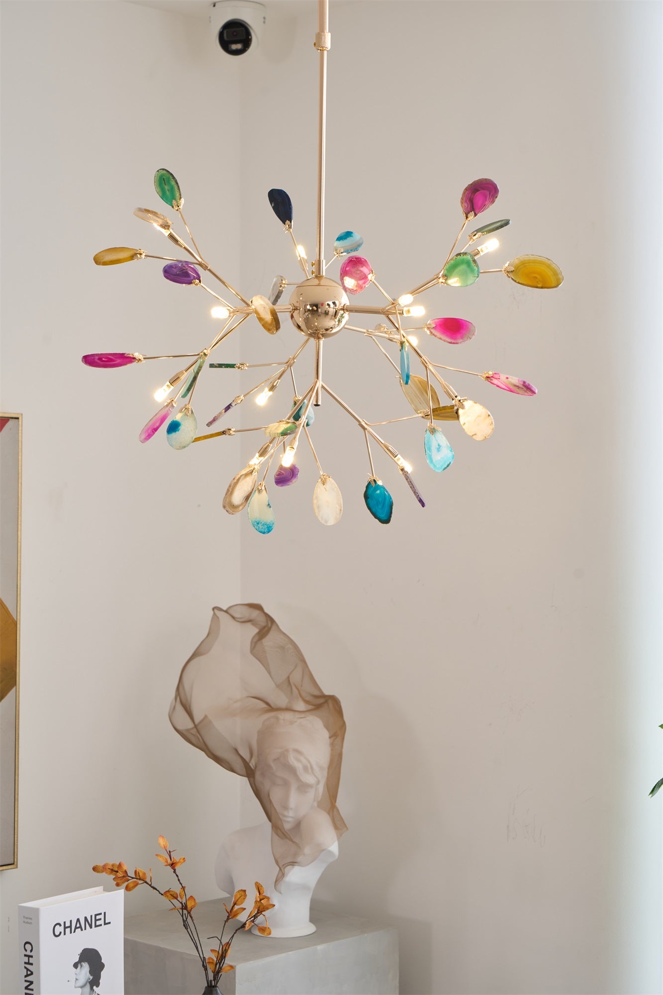 Agate Flake Chandelier - Blowlighting