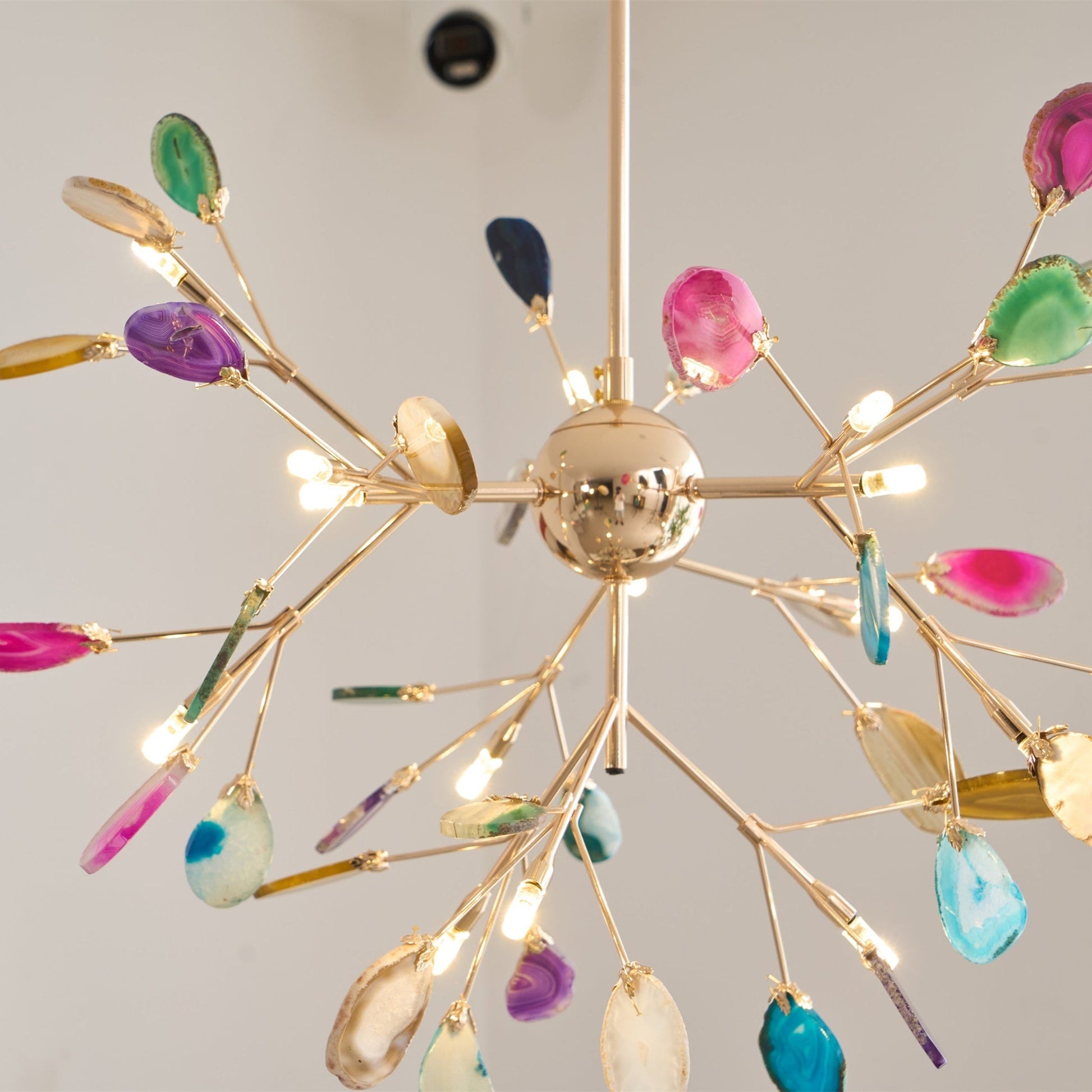 Agate Flake Chandelier - Blowlighting