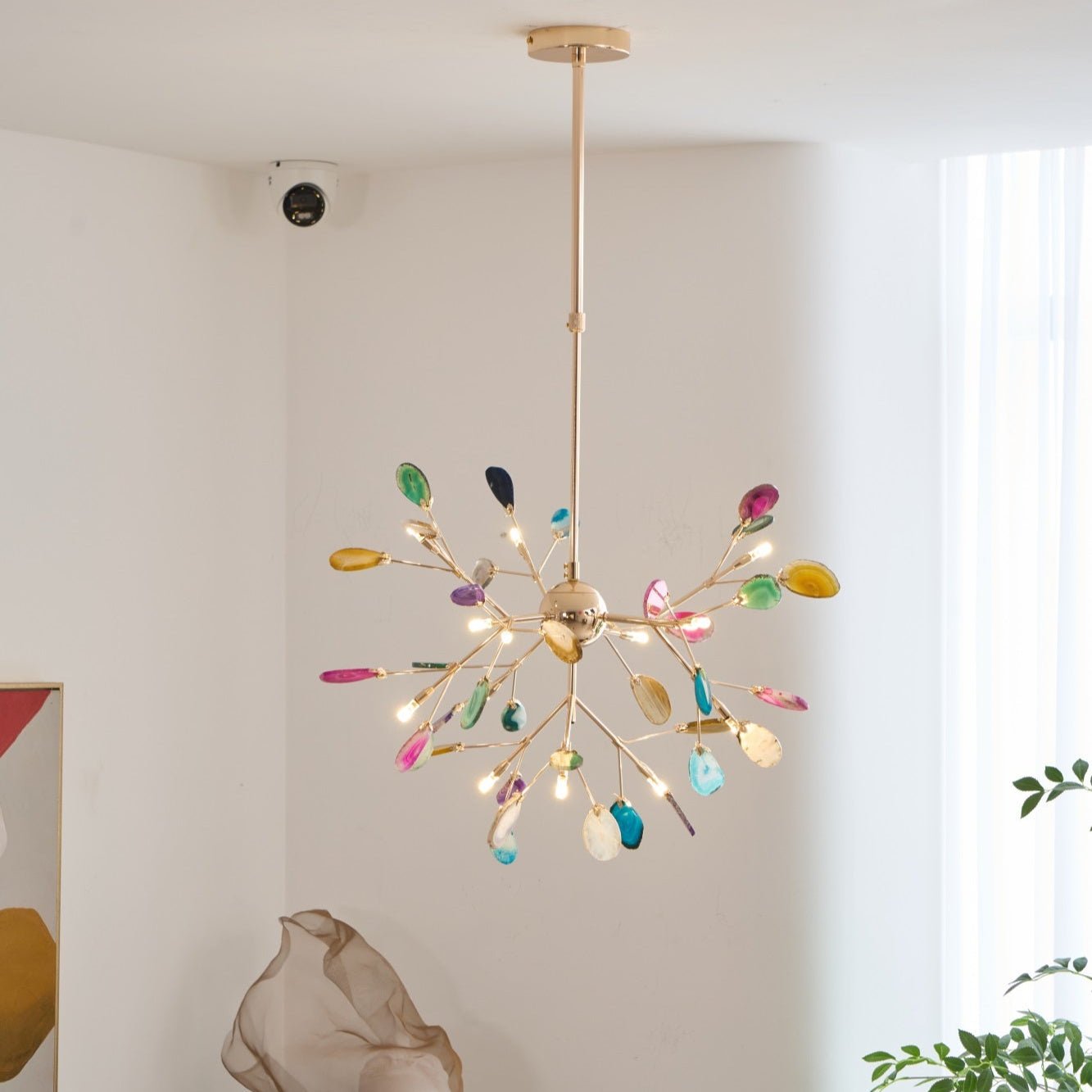 Agate Flake Chandelier - Blowlighting