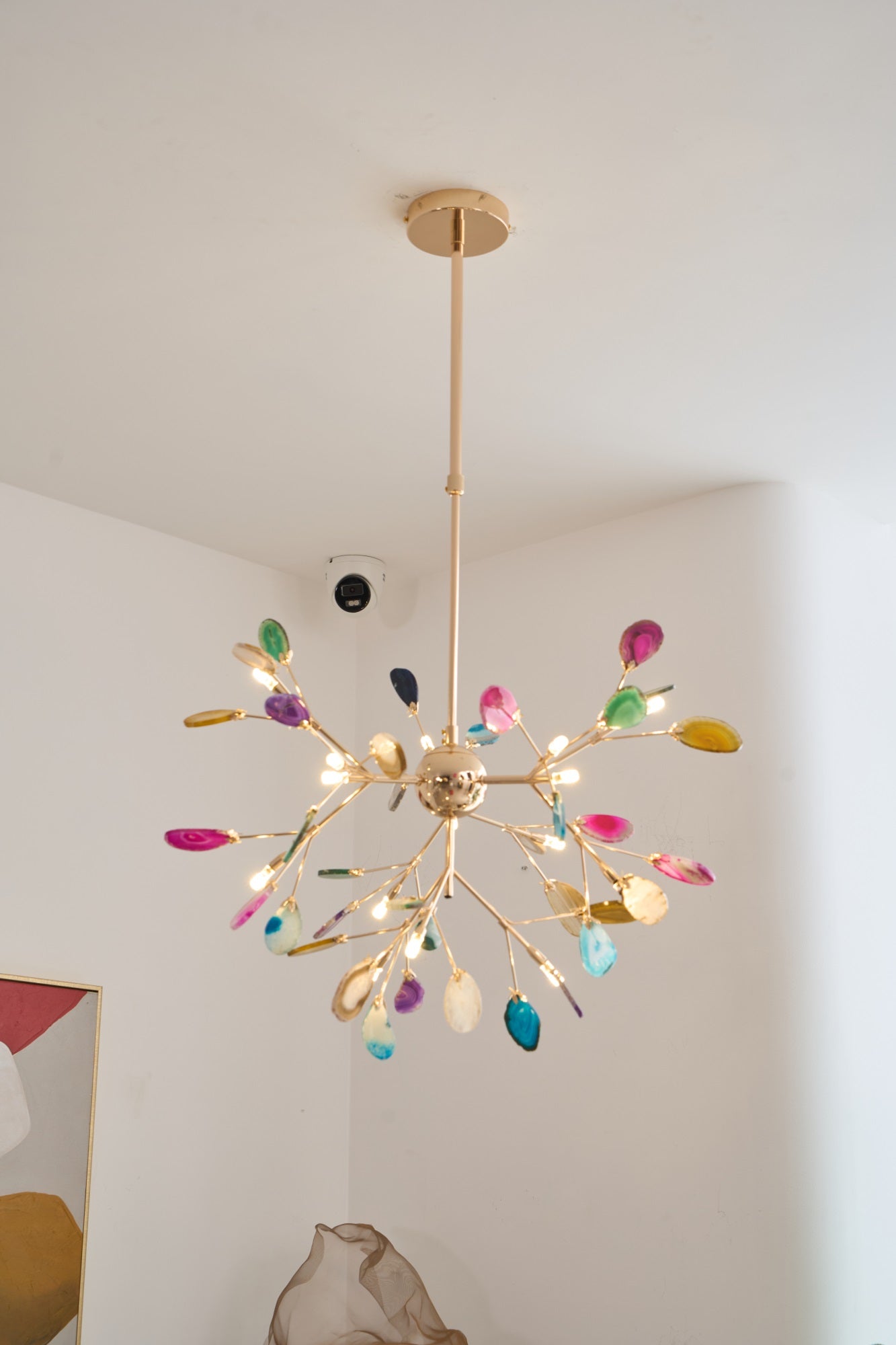 Agate Flake Chandelier - Blowlighting