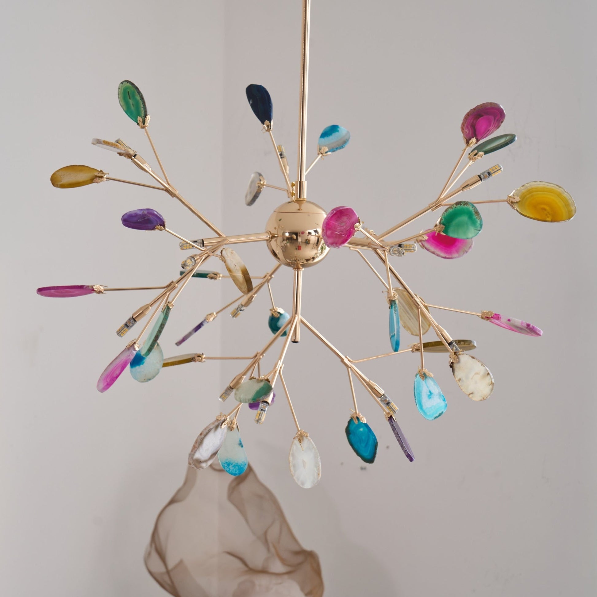 Agate Flake Chandelier - Blowlighting