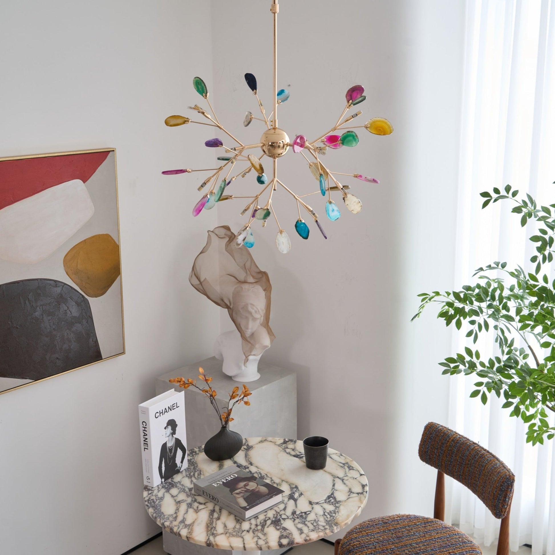 Agate Flake Chandelier - Blowlighting