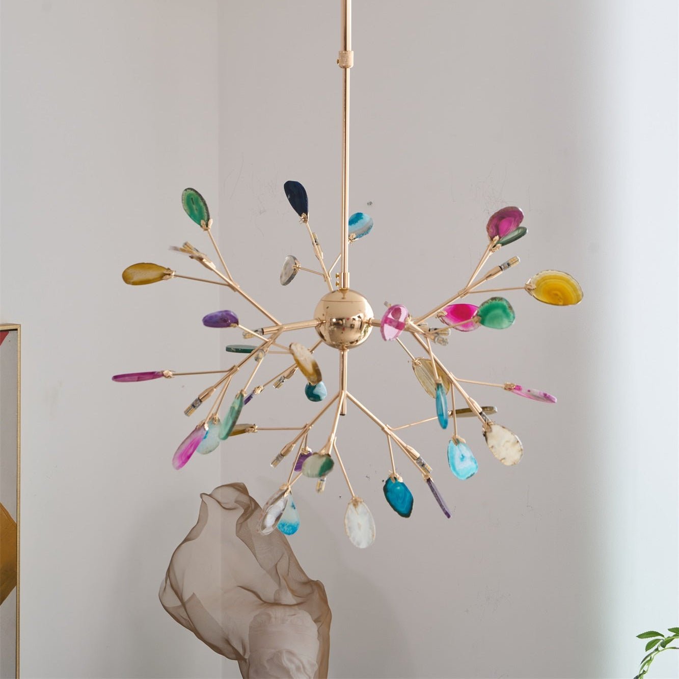 Agate Flake Chandelier - Blowlighting
