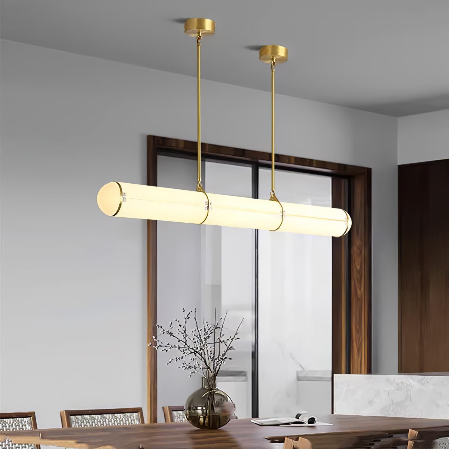 Cylindrical Endless Pendant Light - Blowlighting