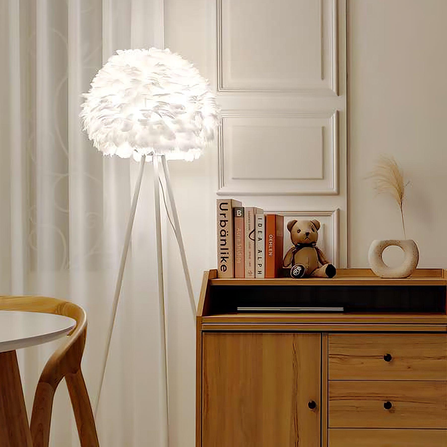 Eos Feather Floor Lamp - Blowlighting