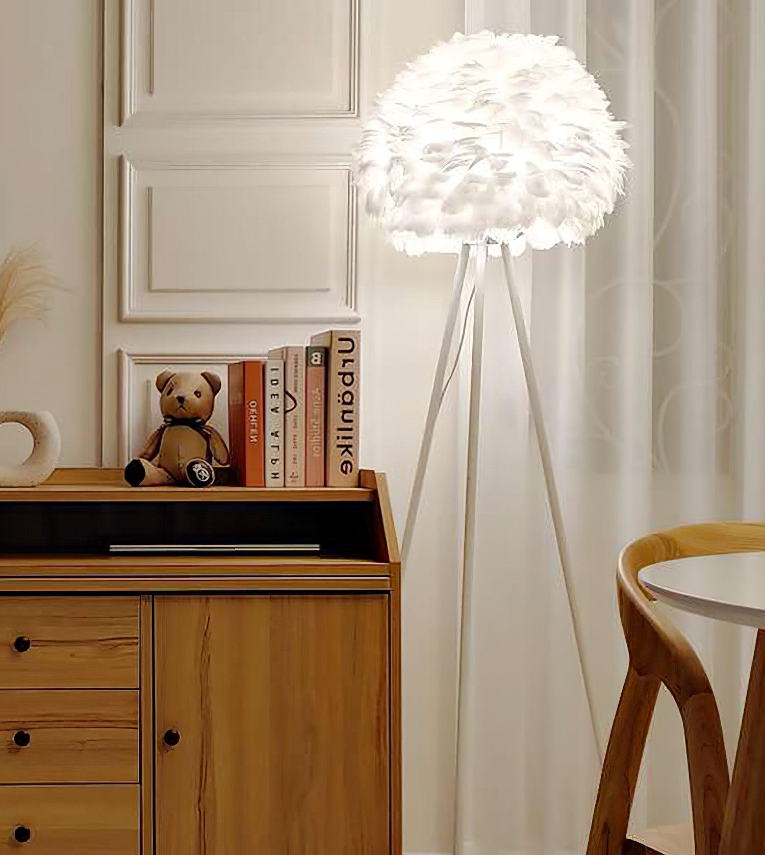 Eos Feather Floor Lamp - Blowlighting