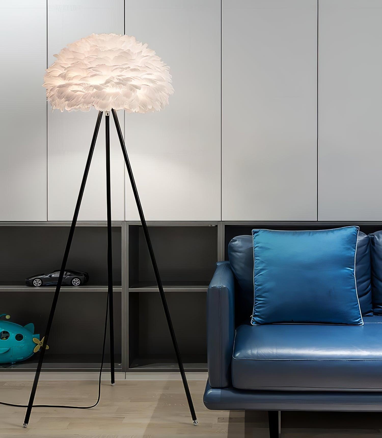 Eos Feather Floor Lamp - Blowlighting
