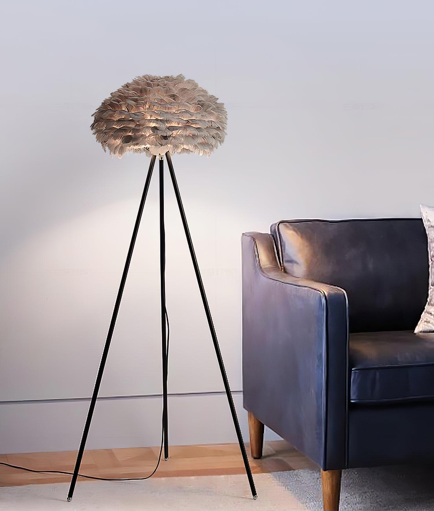 Eos Feather Floor Lamp - Blowlighting