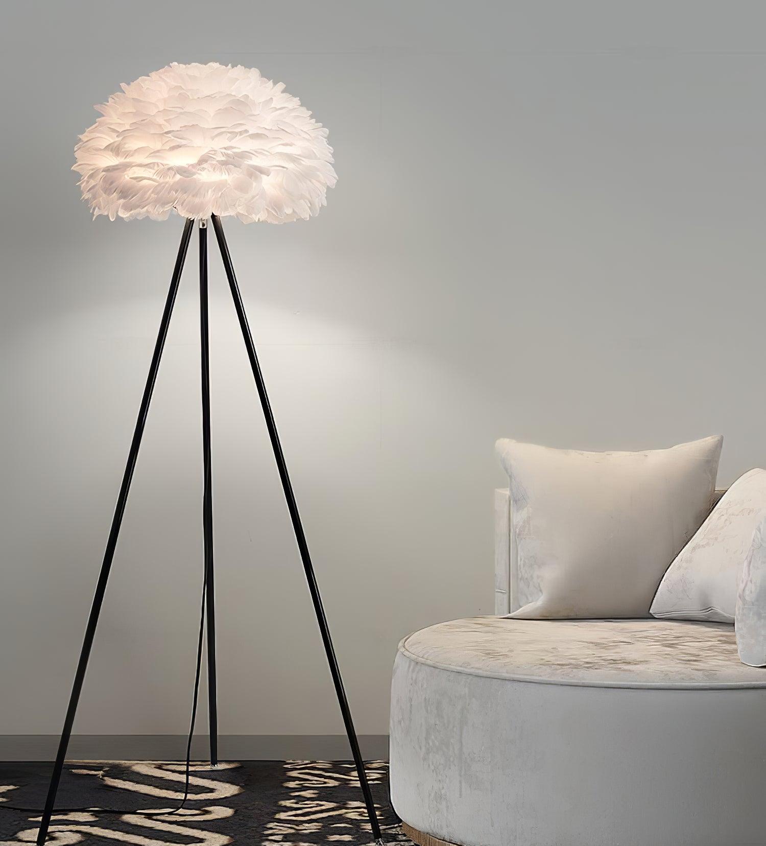 Eos Feather Floor Lamp - Blowlighting
