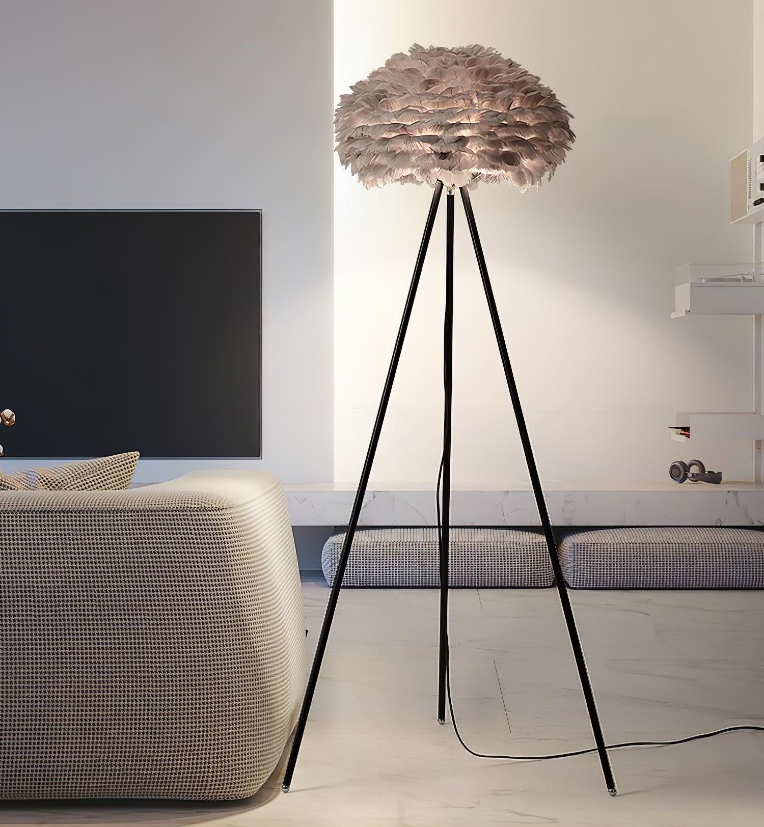 Eos Feather Floor Lamp - Blowlighting