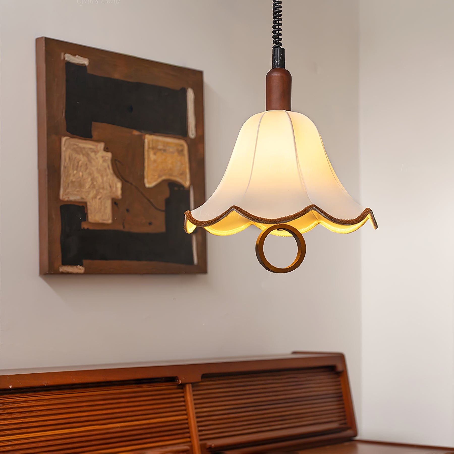 Eryn Fabric Pendant Light - Blowlighting