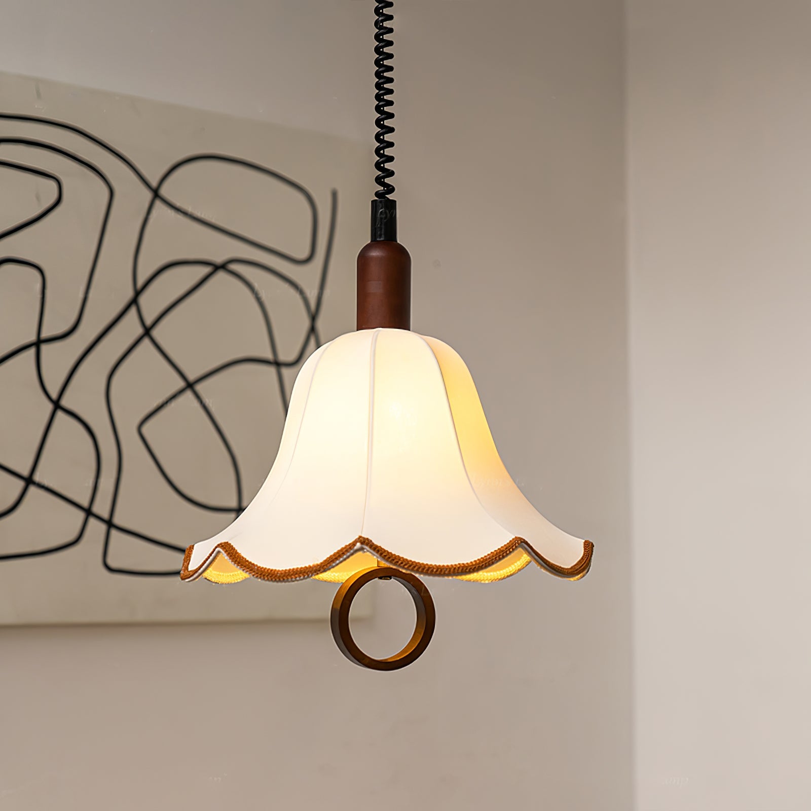 Eryn Fabric Pendant Light - Blowlighting