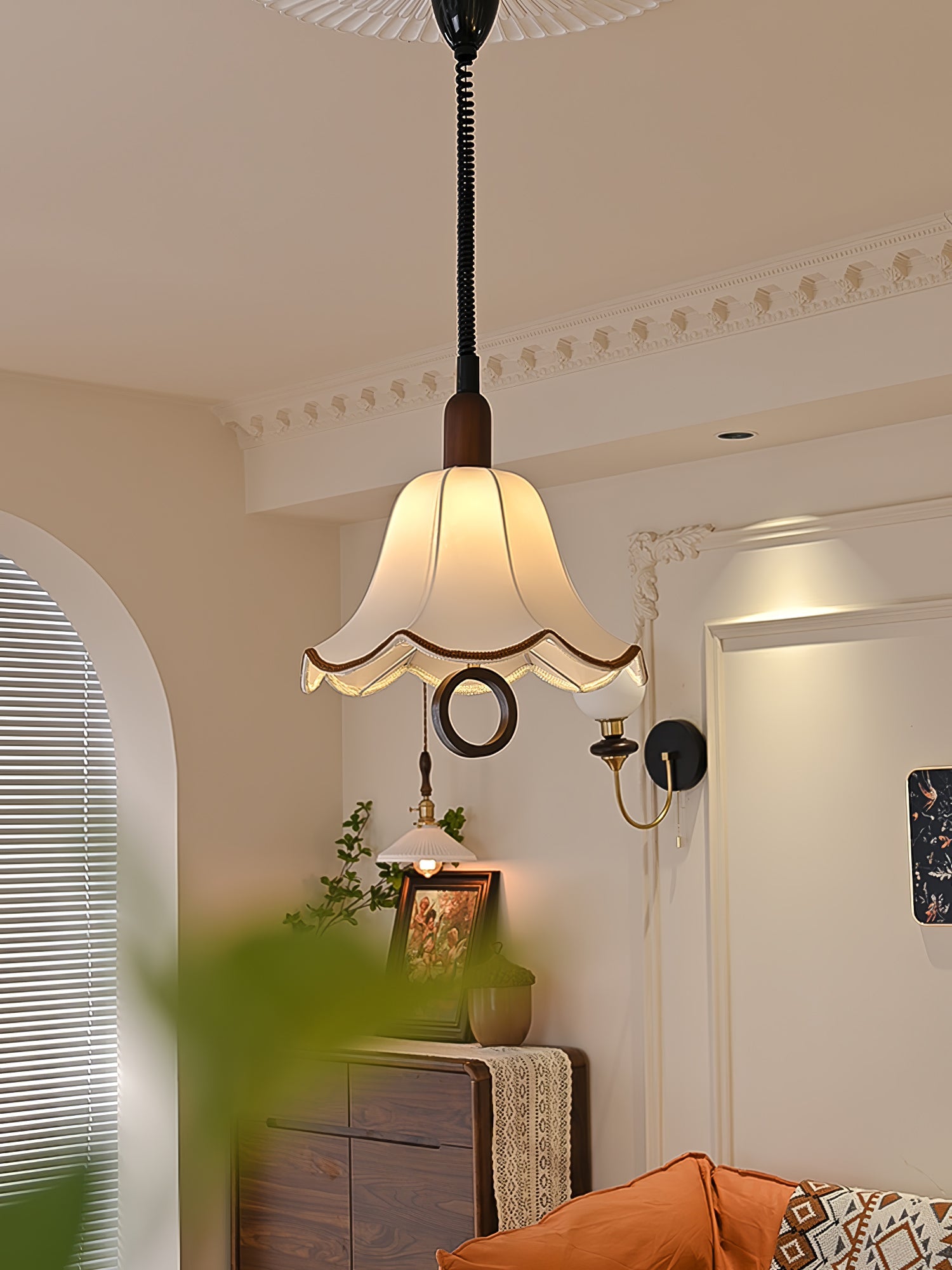 Eryn Fabric Pendant Light - Blowlighting