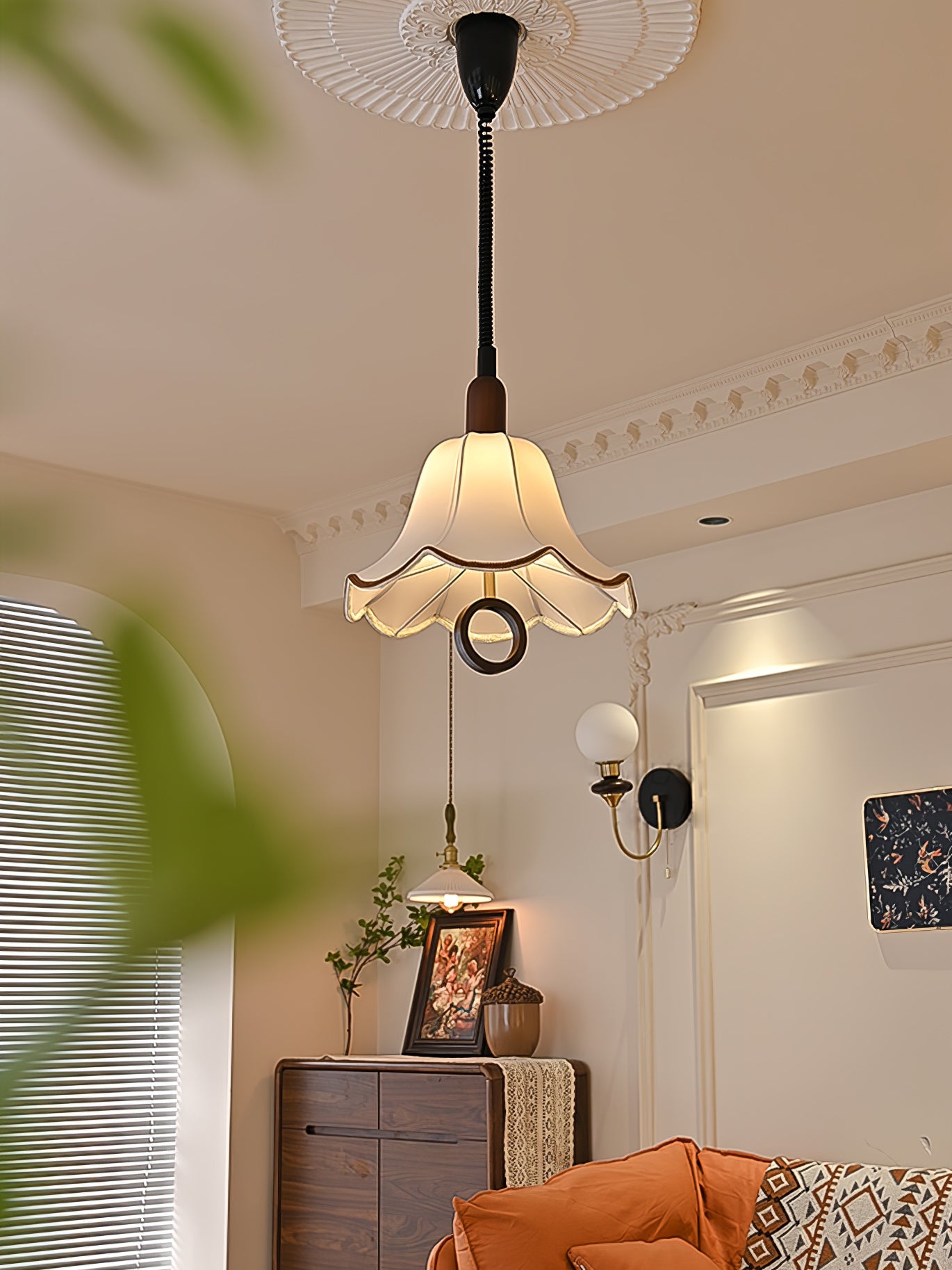 Eryn Fabric Pendant Light - Blowlighting