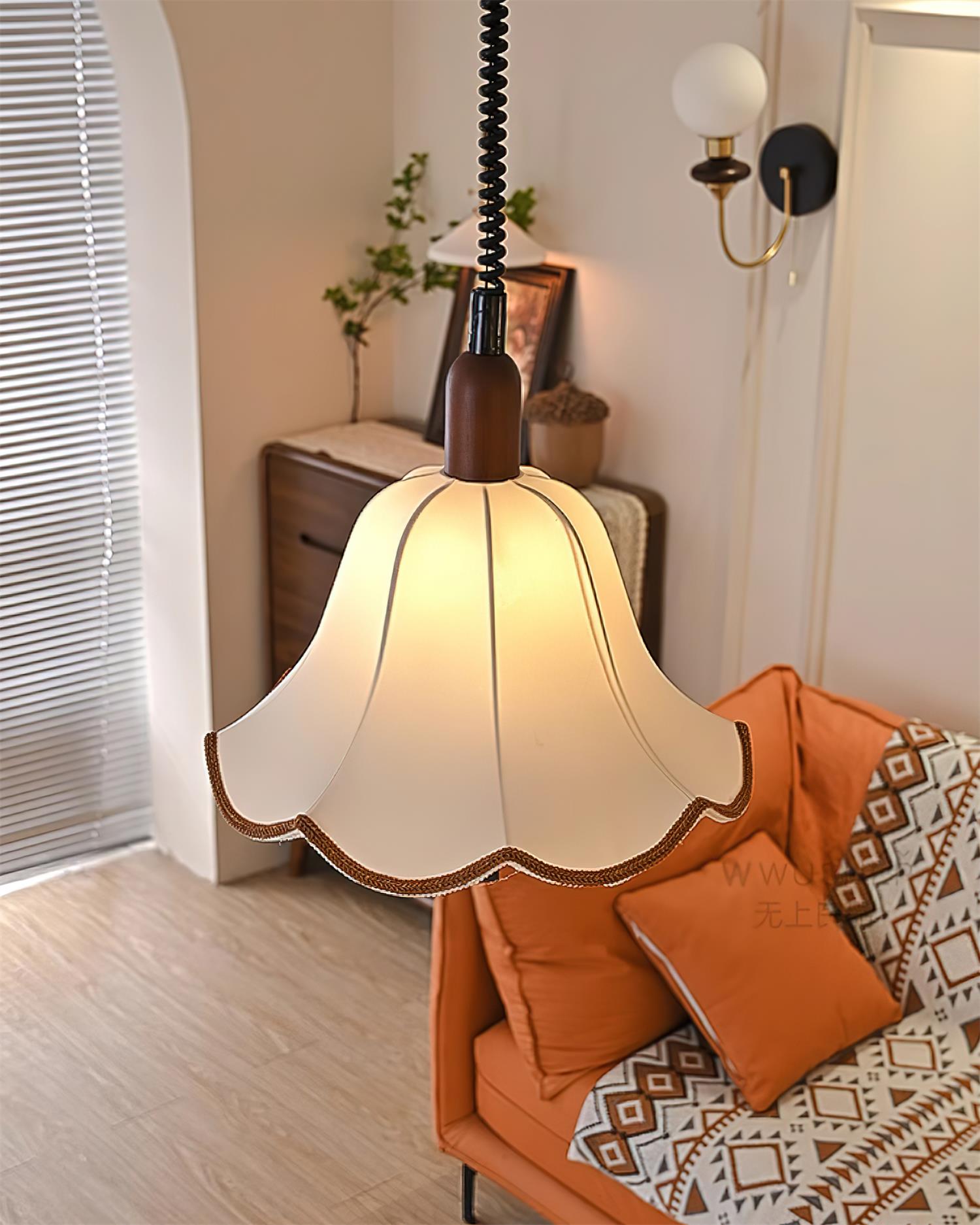Eryn Fabric Pendant Light - Blowlighting