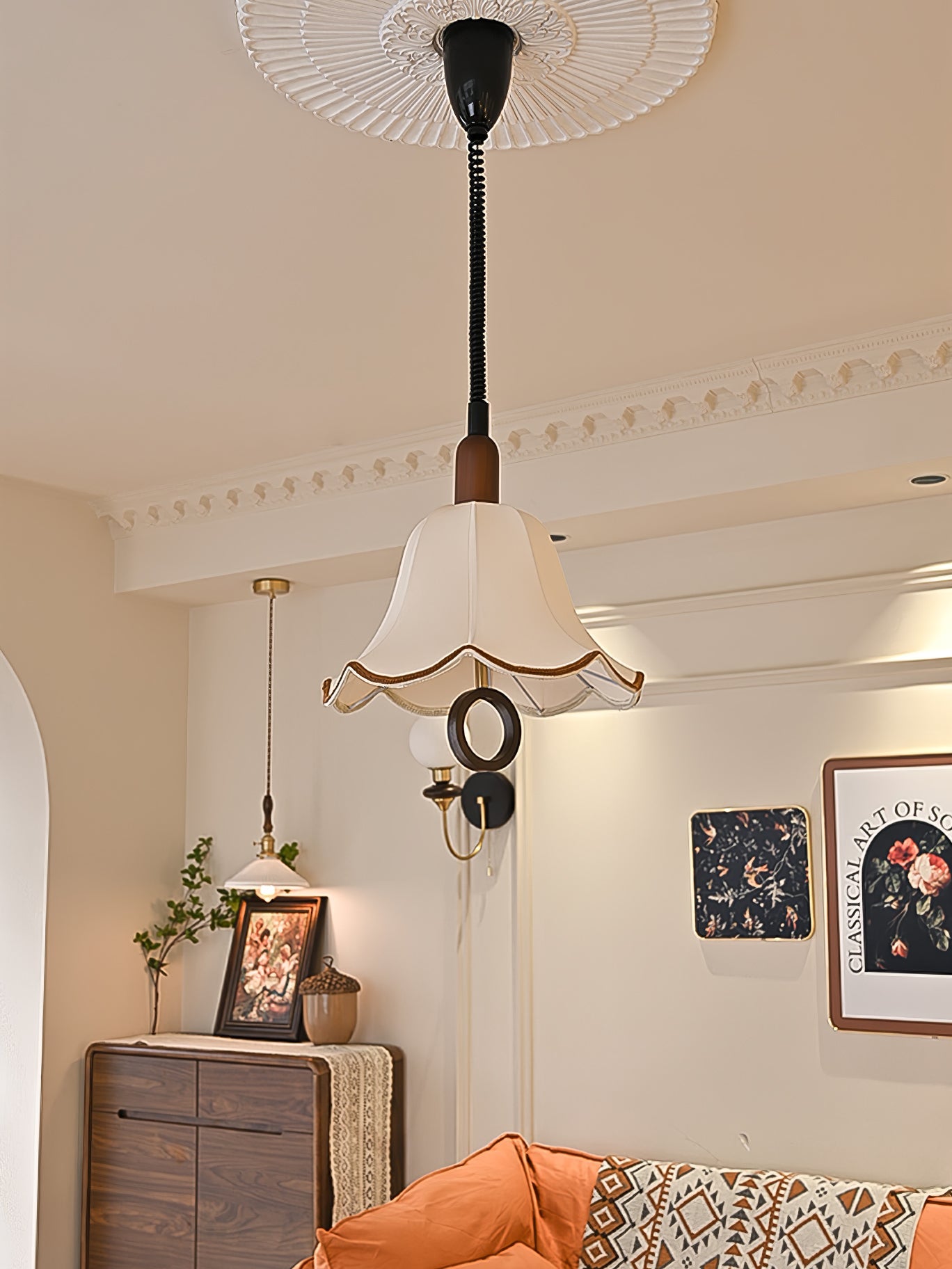 Eryn Fabric Pendant Light - Blowlighting