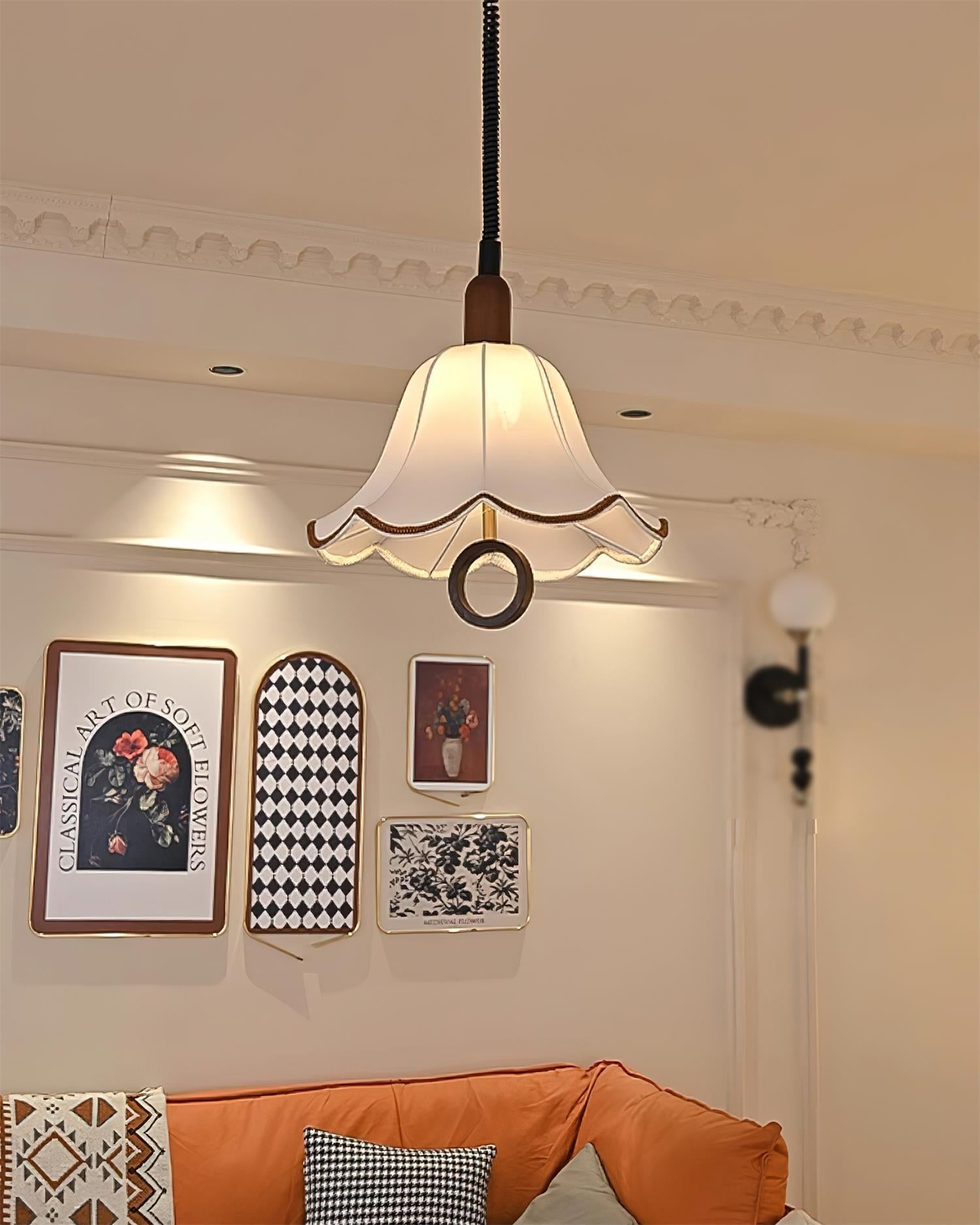 Eryn Fabric Pendant Light - Blowlighting