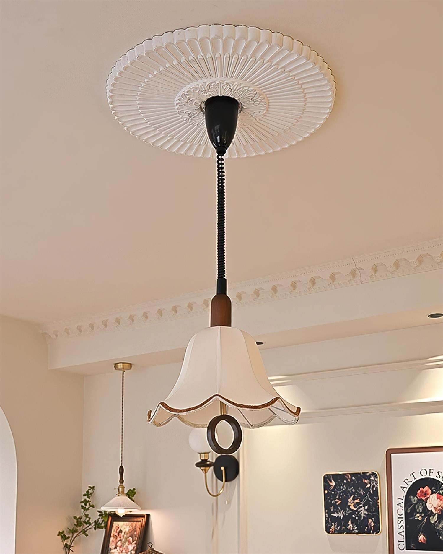 Eryn Fabric Pendant Light - Blowlighting