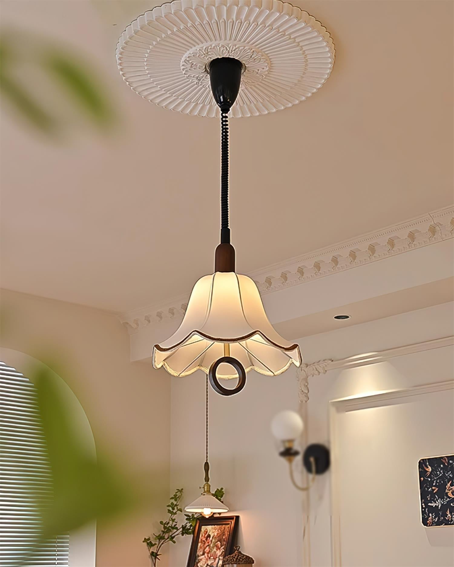Eryn Fabric Pendant Light - Blowlighting