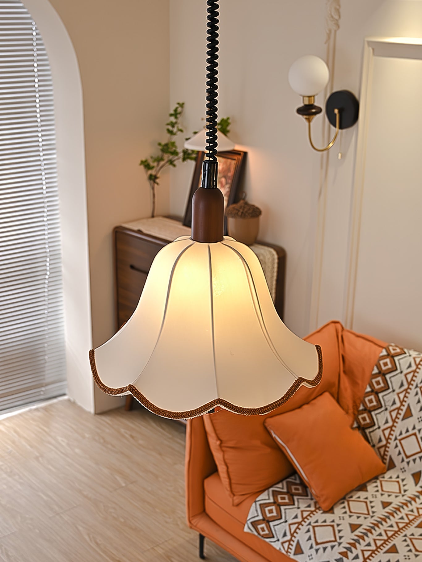 Eryn Fabric Pendant Light - Blowlighting