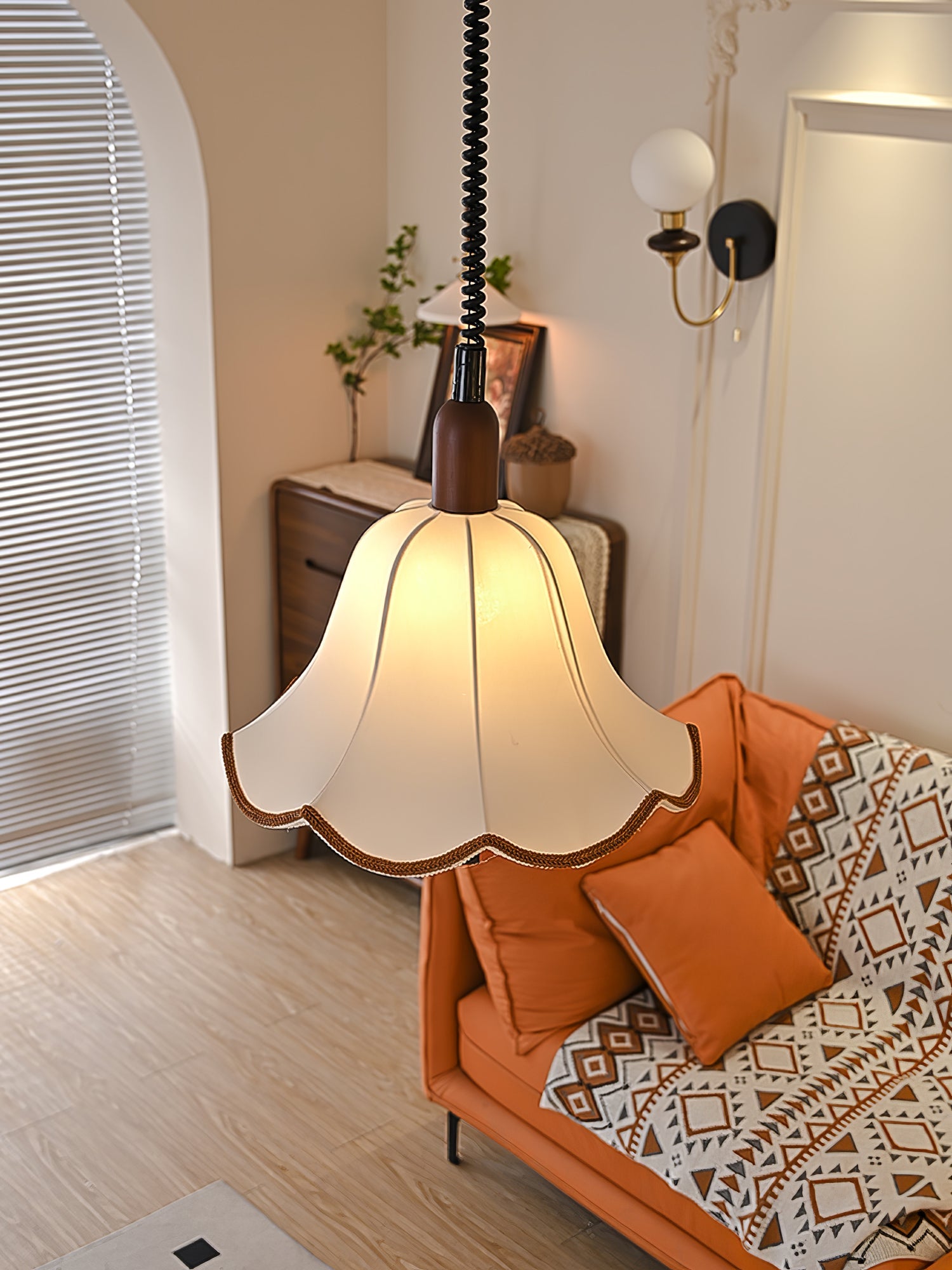 Eryn Fabric Pendant Light - Blowlighting