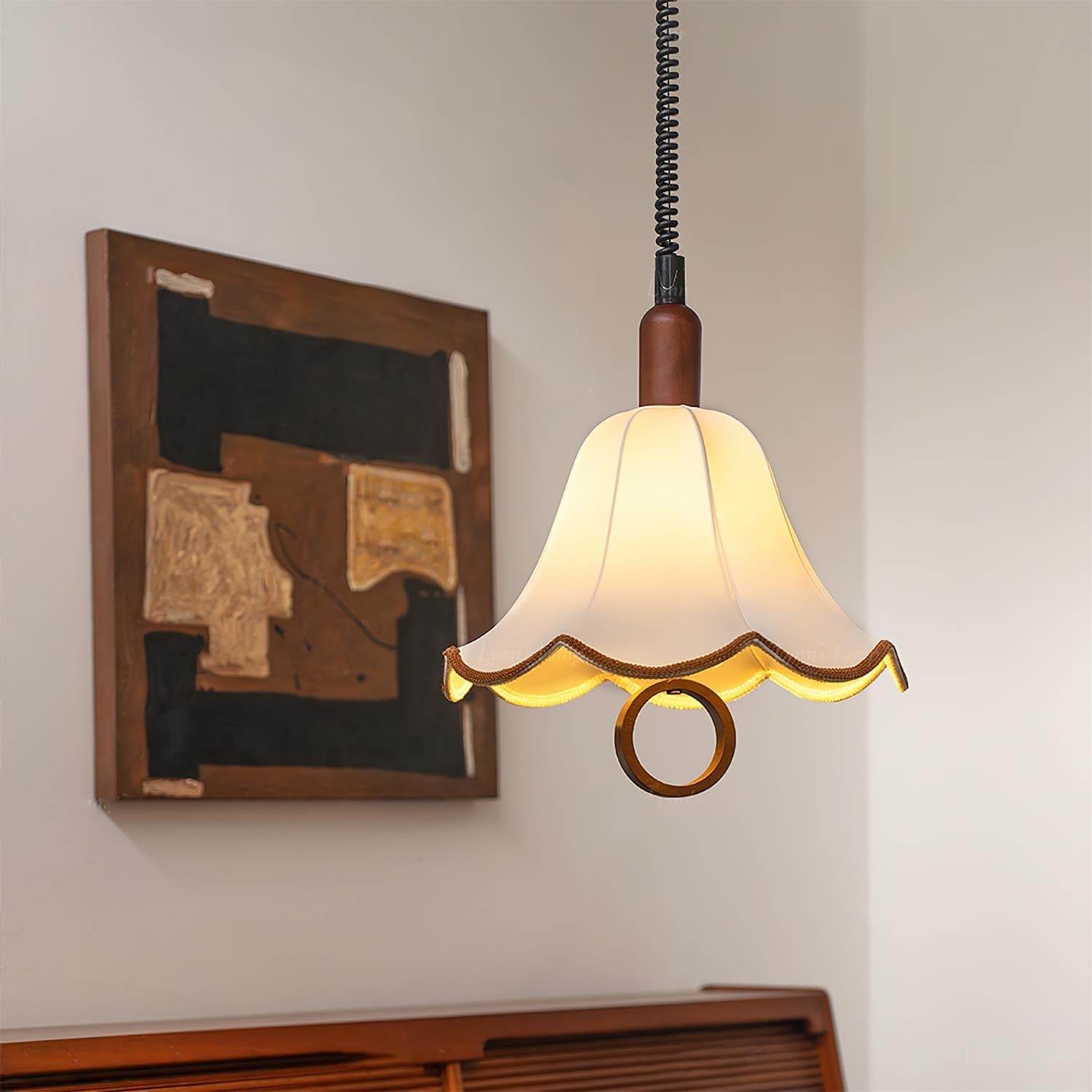 Eryn Fabric Pendant Light - Blowlighting