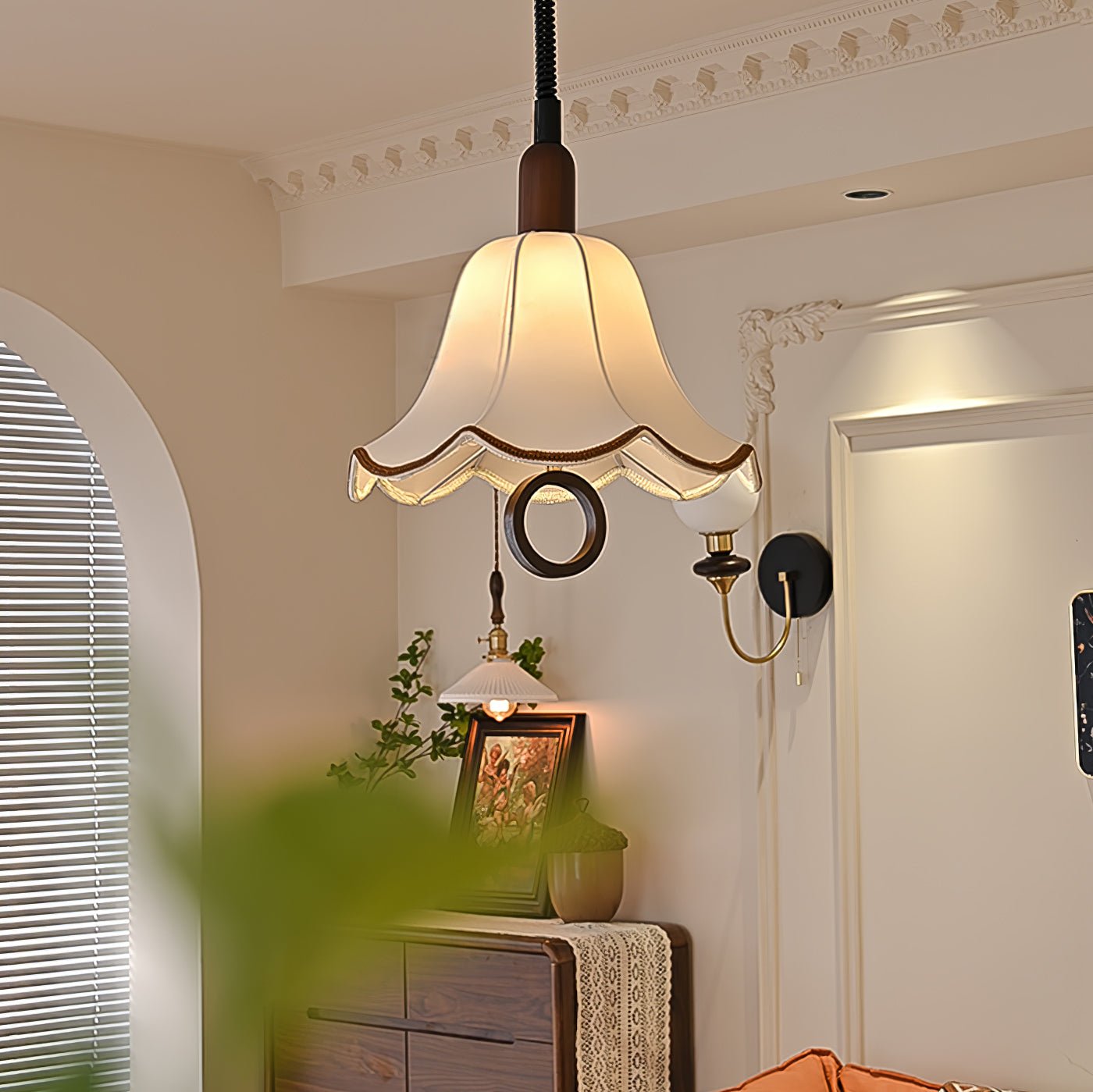 Eryn Fabric Pendant Light - Blowlighting