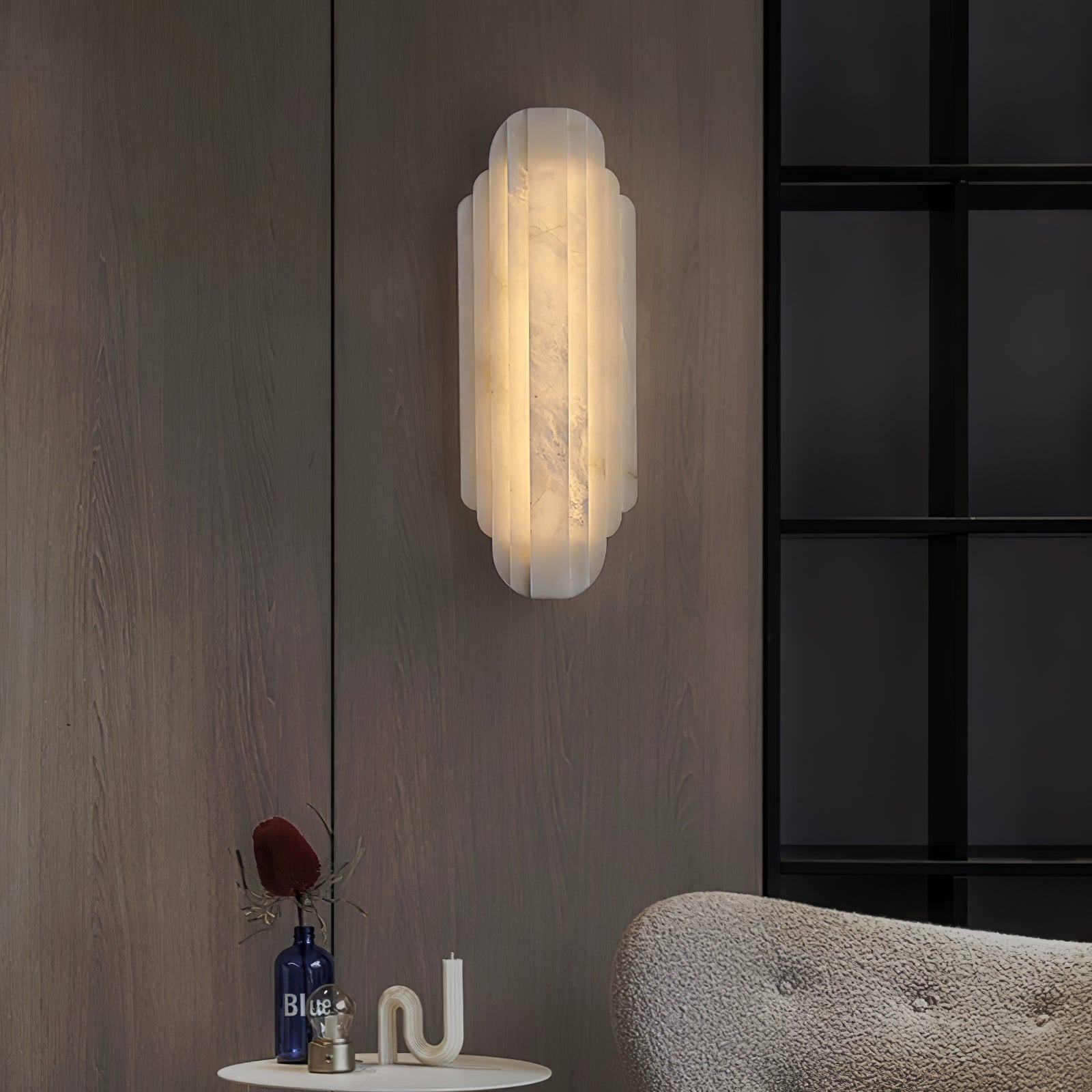 Avthaaris Art Deco Alabaster Wall Light - Blowlighting