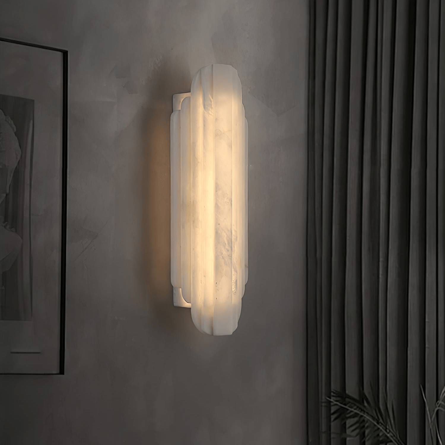 Avthaaris Art Deco Alabaster Wall Light - Blowlighting