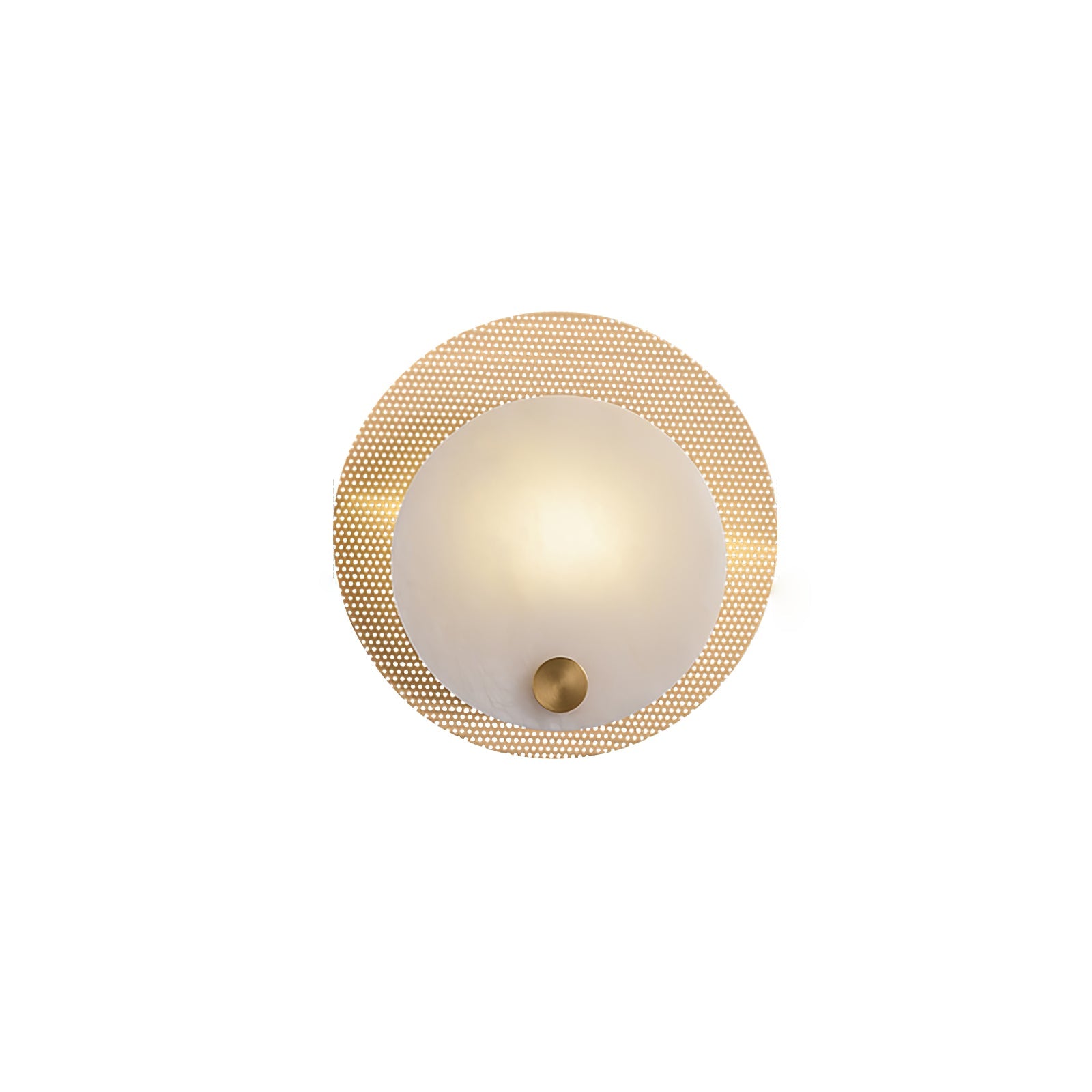 Ilzore Circular Glass Ceiling Light - Blowlighting