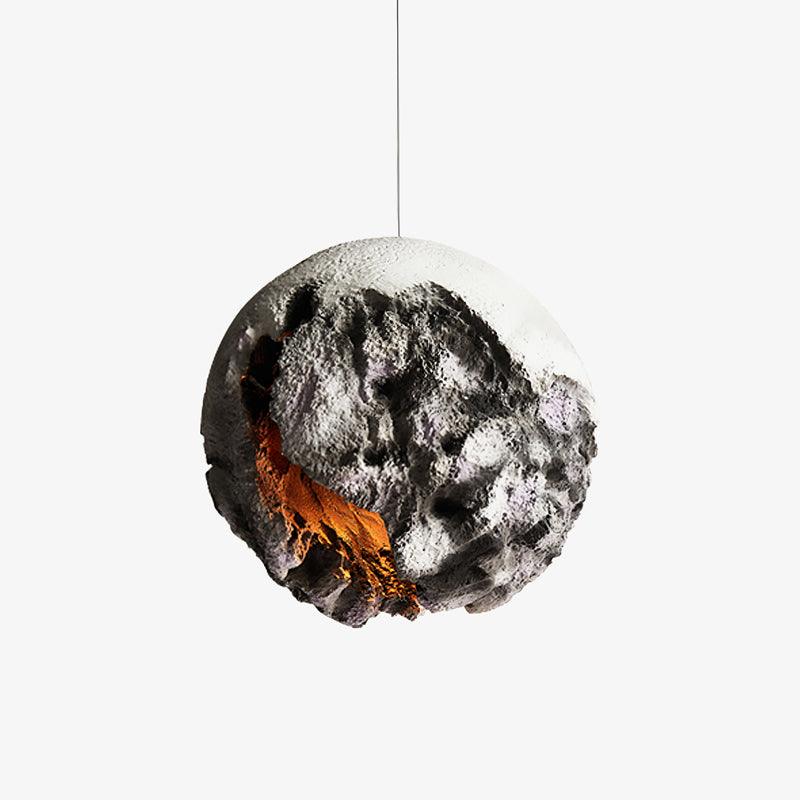 Ilphaara Irregular Planet Metal Plastic Pendant Lamp - Blowlighting