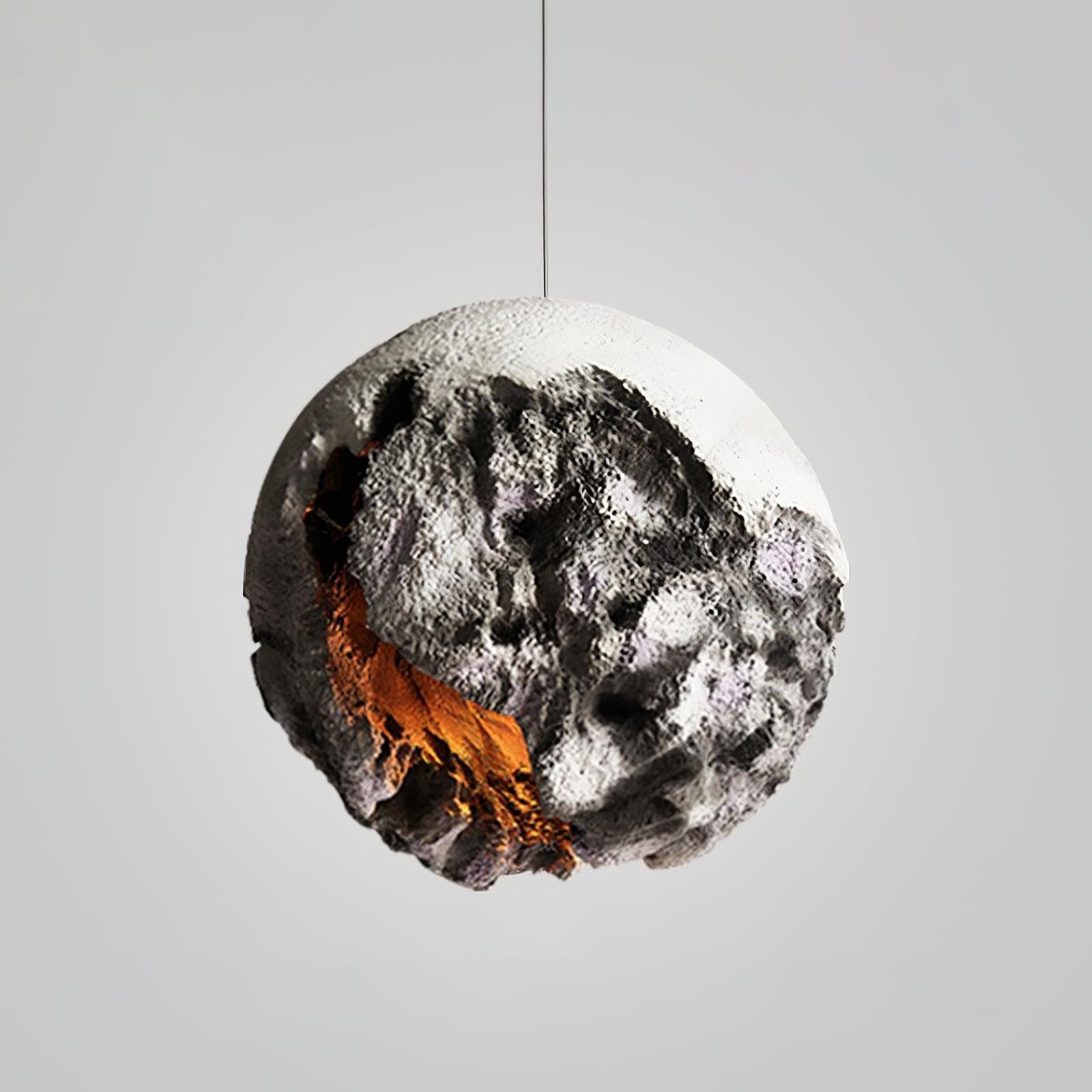 Ilphaara Irregular Planet Metal Plastic Pendant Lamp - Blowlighting