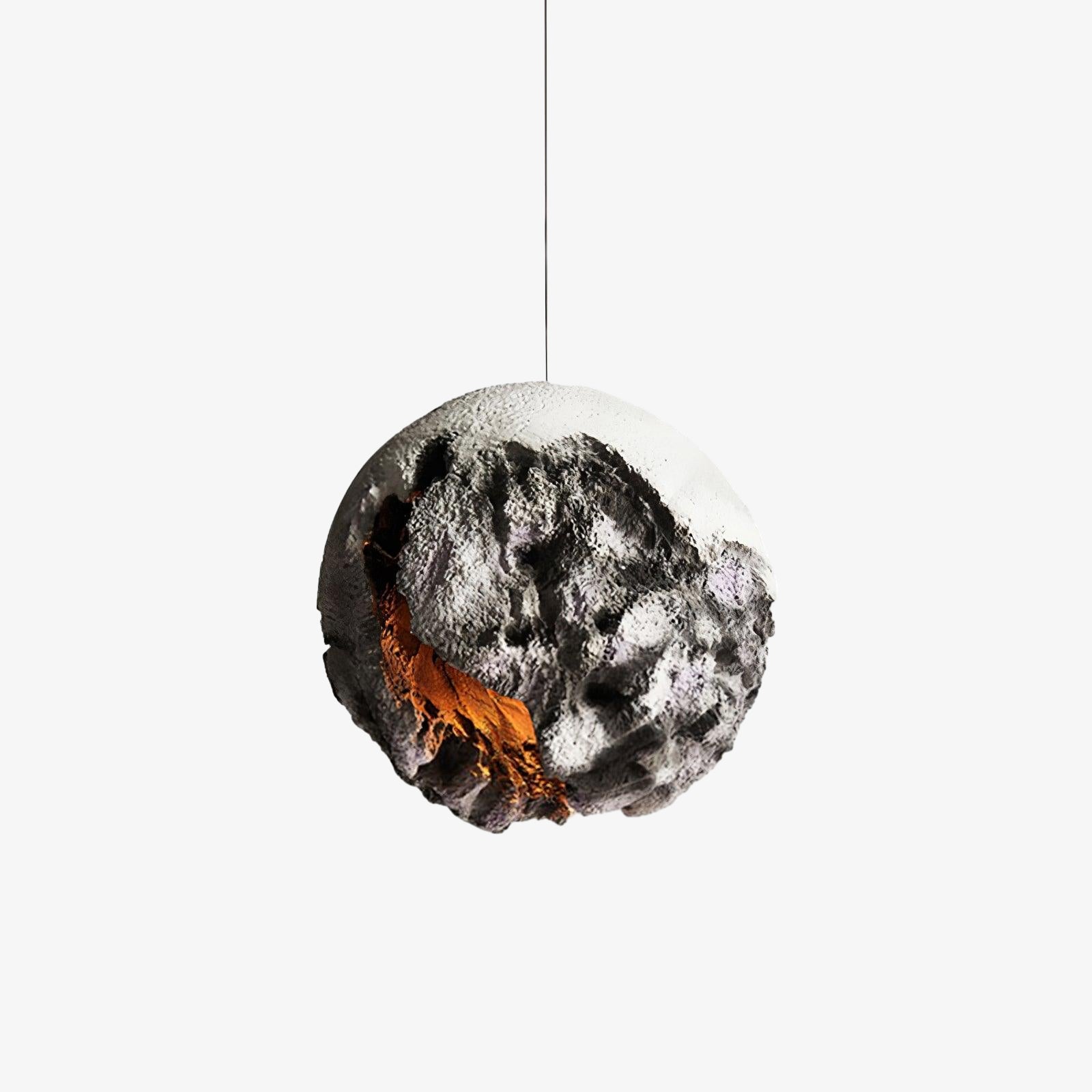 Ilphaara Irregular Planet Metal Plastic Pendant Lamp - Blowlighting