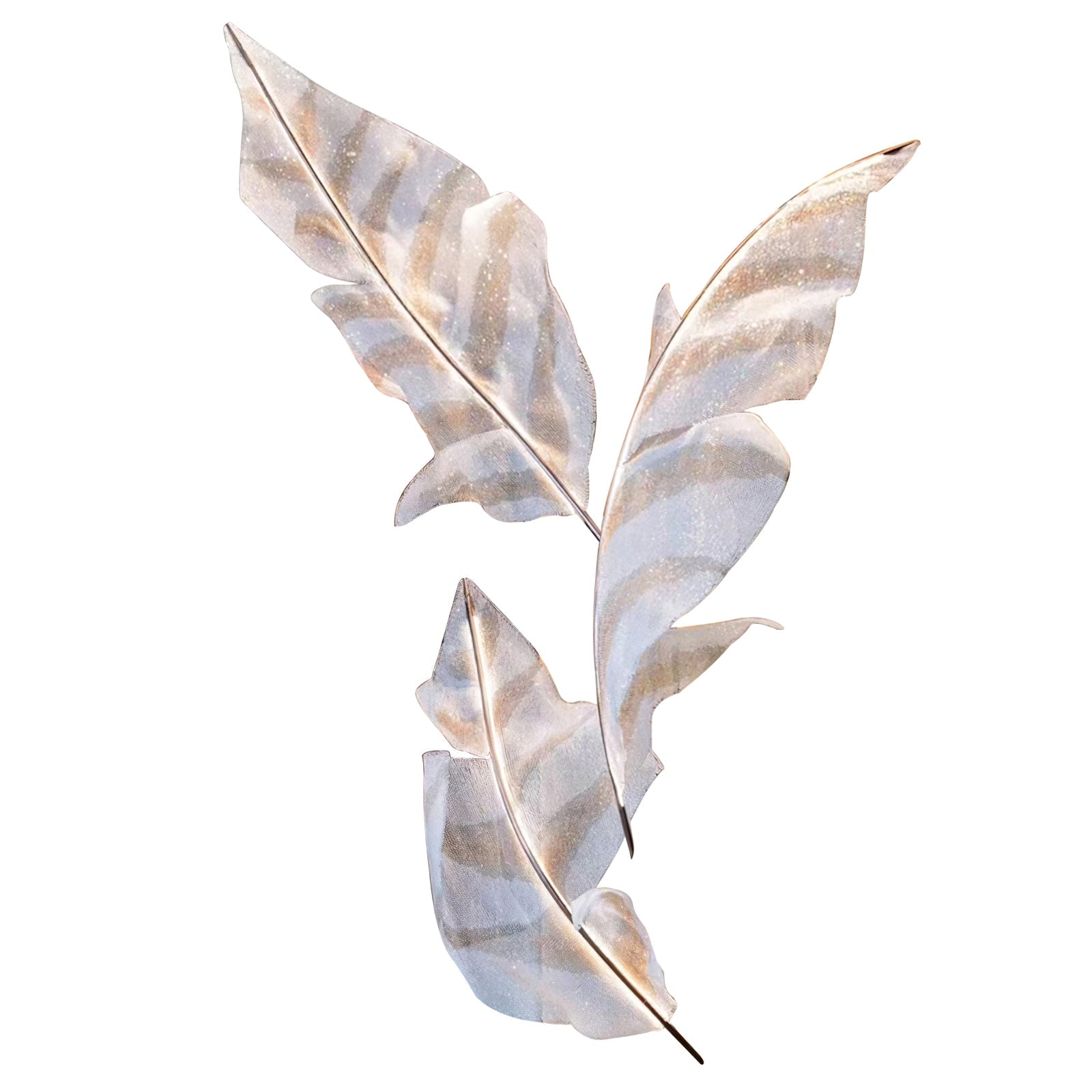 Zeshaen Individual Creativity Falling Leaves Glass Chandelier - Blowlighting