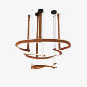 Cesorora Curved Artificial Leather Chandelier - Blowlighting