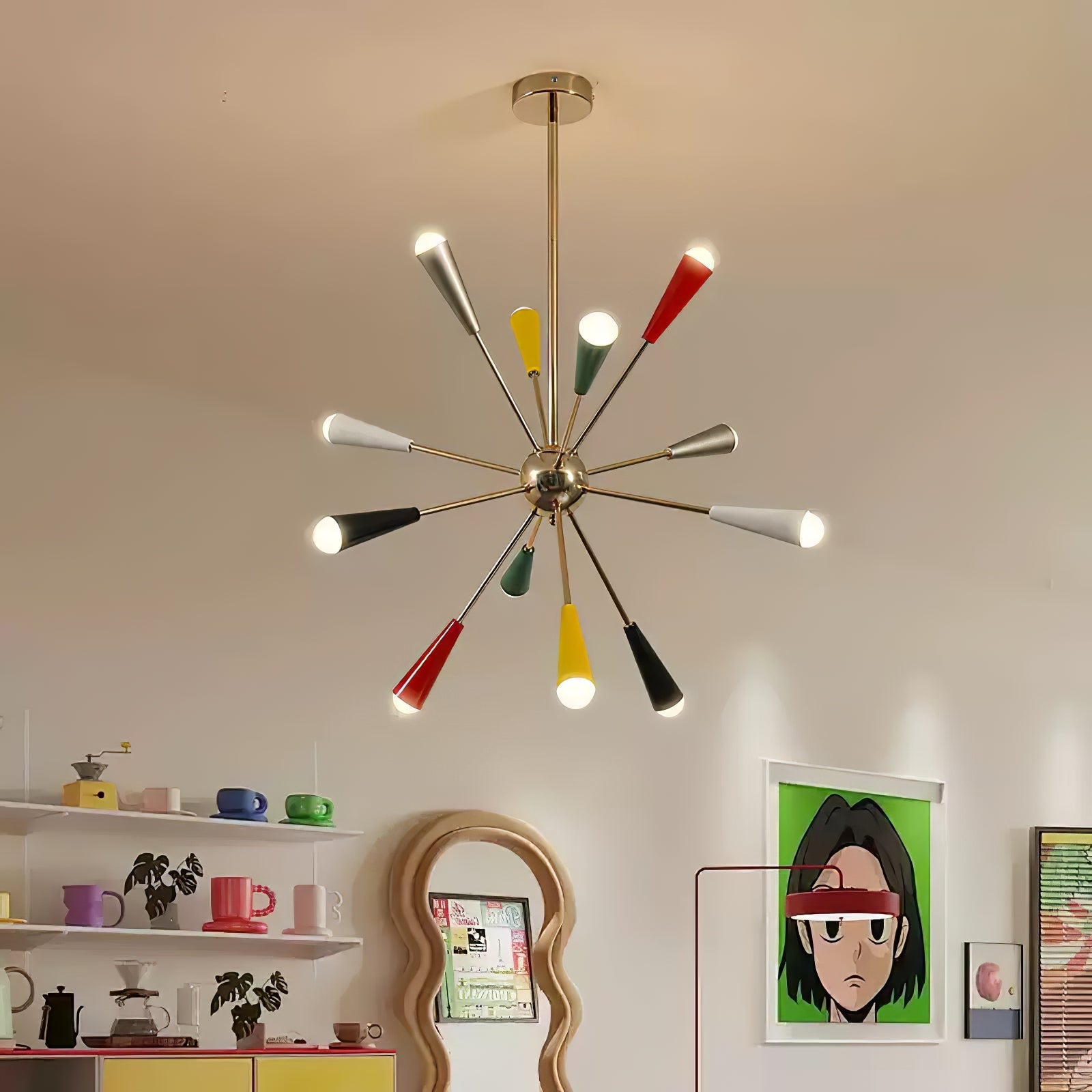 Firework Pop Chandelier - Blowlighting