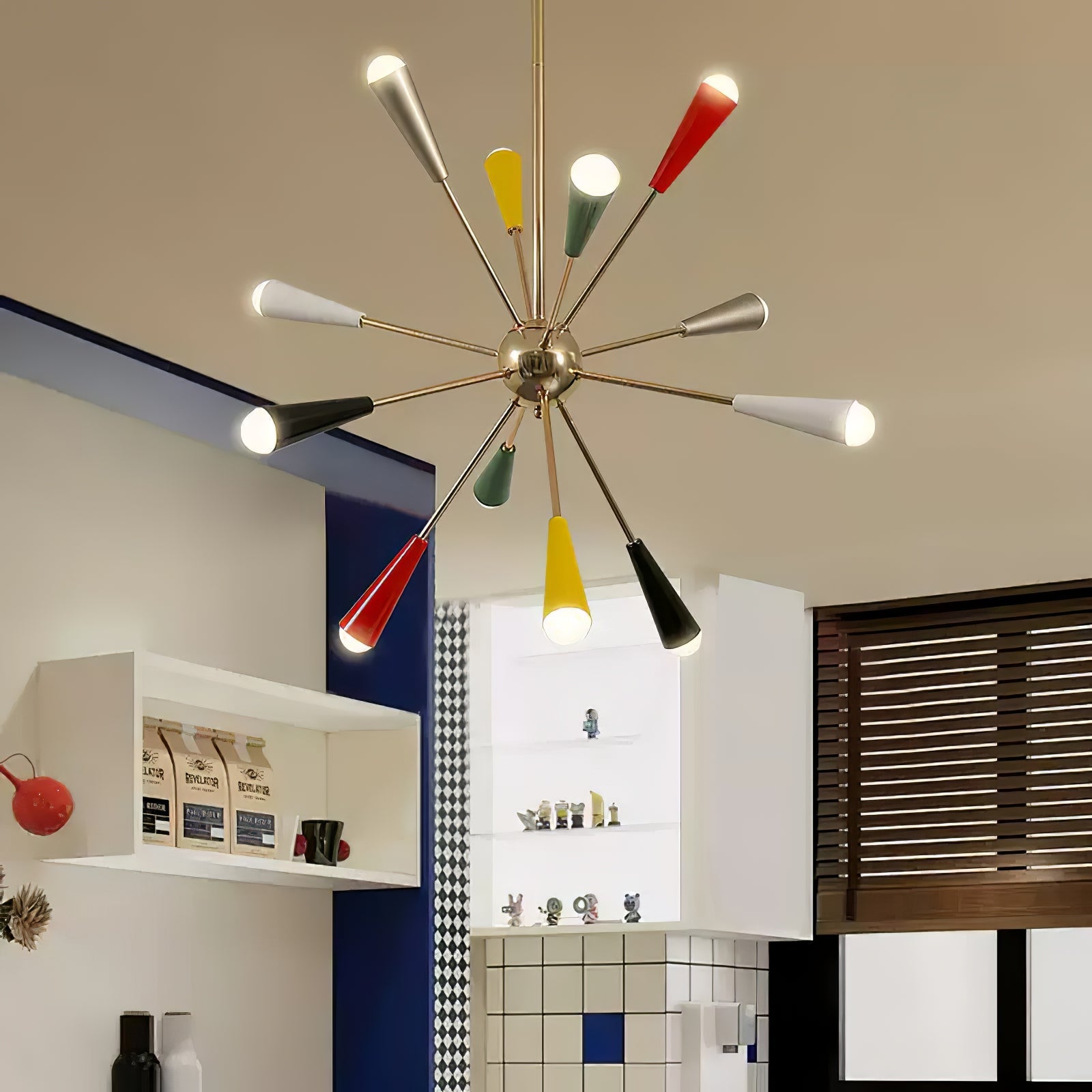 Firework Pop Chandelier - Blowlighting