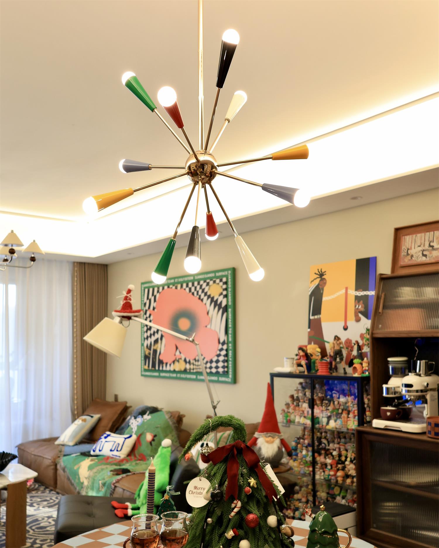 Firework Pop Chandelier - Blowlighting